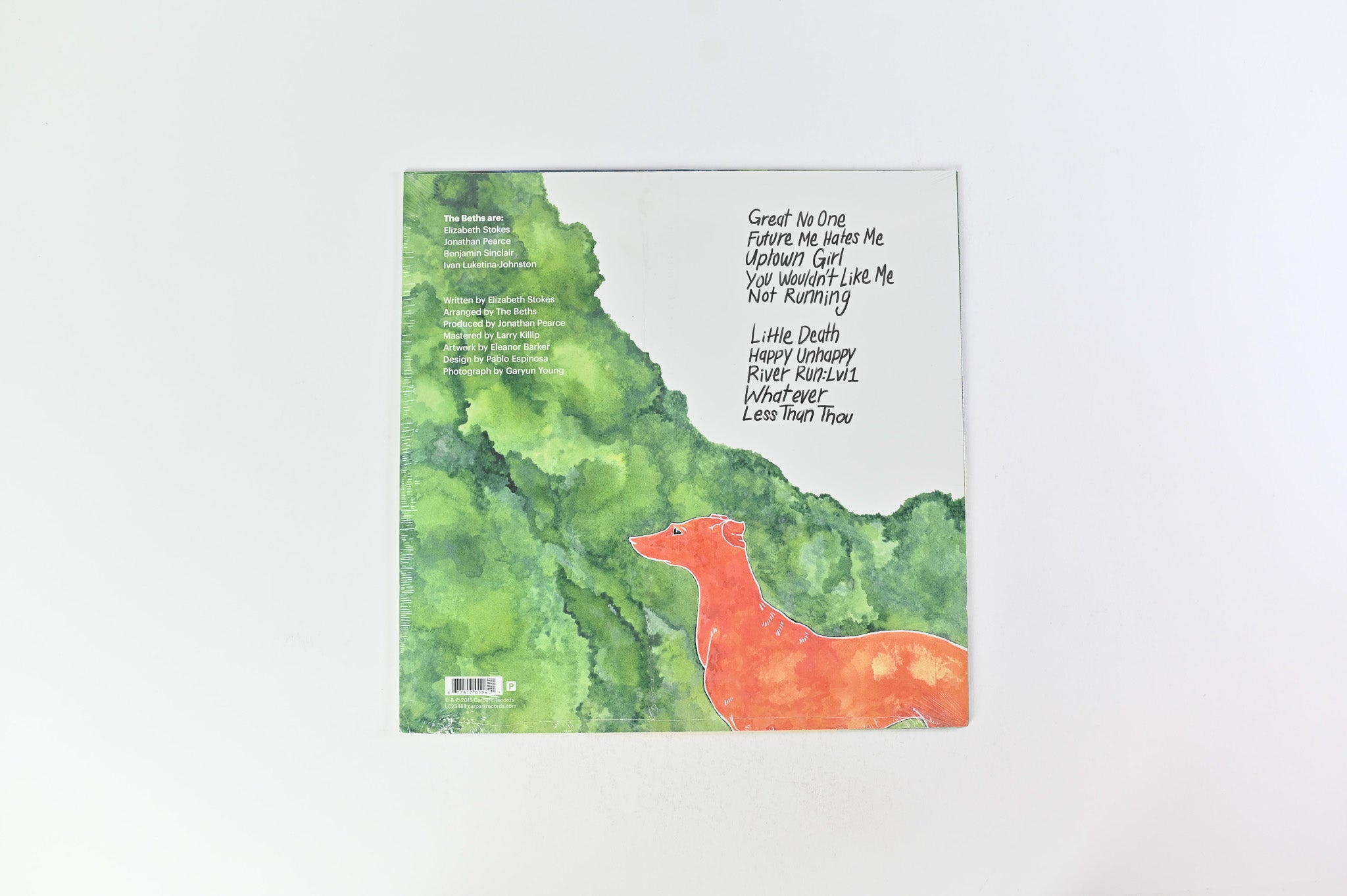 The Beths - Future Me Hates Me on Carpark Records - Sealed Aqua Transparent Vinyl