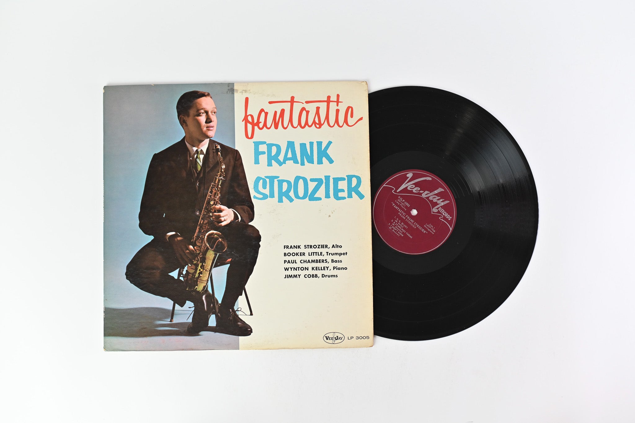 Frank Strozier - Fantastic Frank Strozier on Vee Jay Mono Deep Groove 1st Press