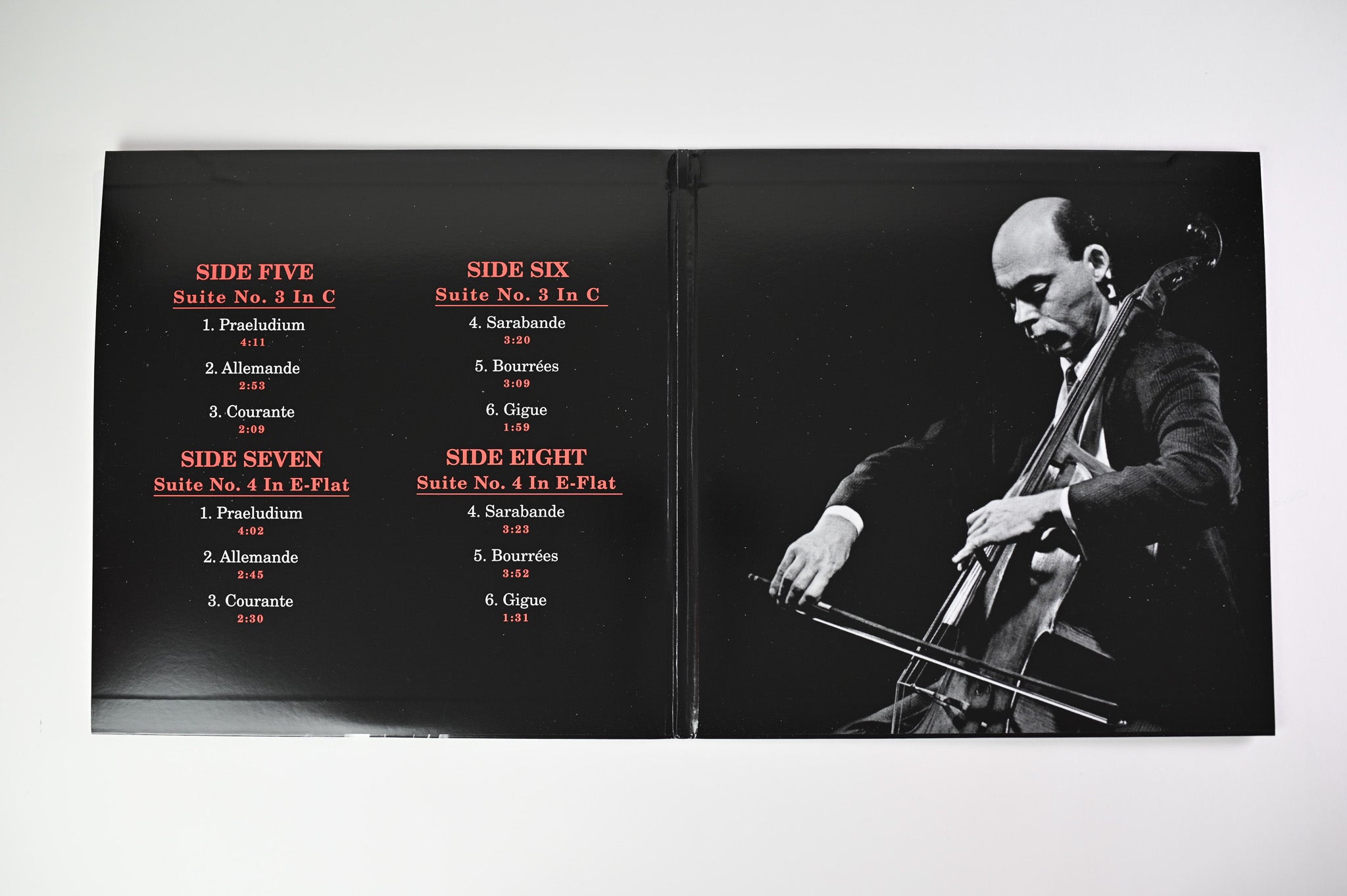 Johann Sebastian Bach Janos Starker - Suites For Unaccompanied Cello Complete on Analogue Productions Ltd Box Set Reissue