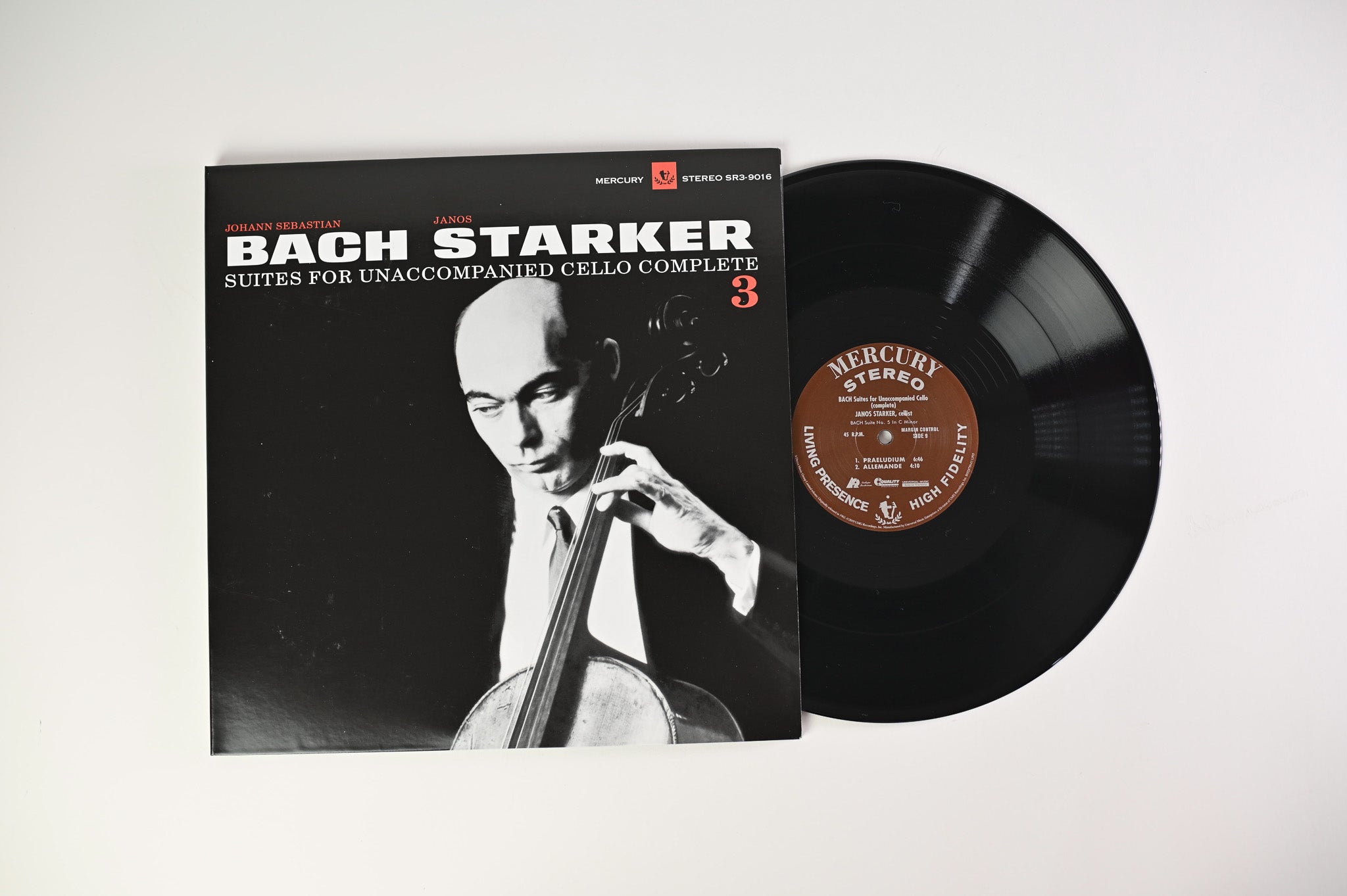 Johann Sebastian Bach Janos Starker - Suites For Unaccompanied Cello Complete on Analogue Productions Ltd Box Set Reissue