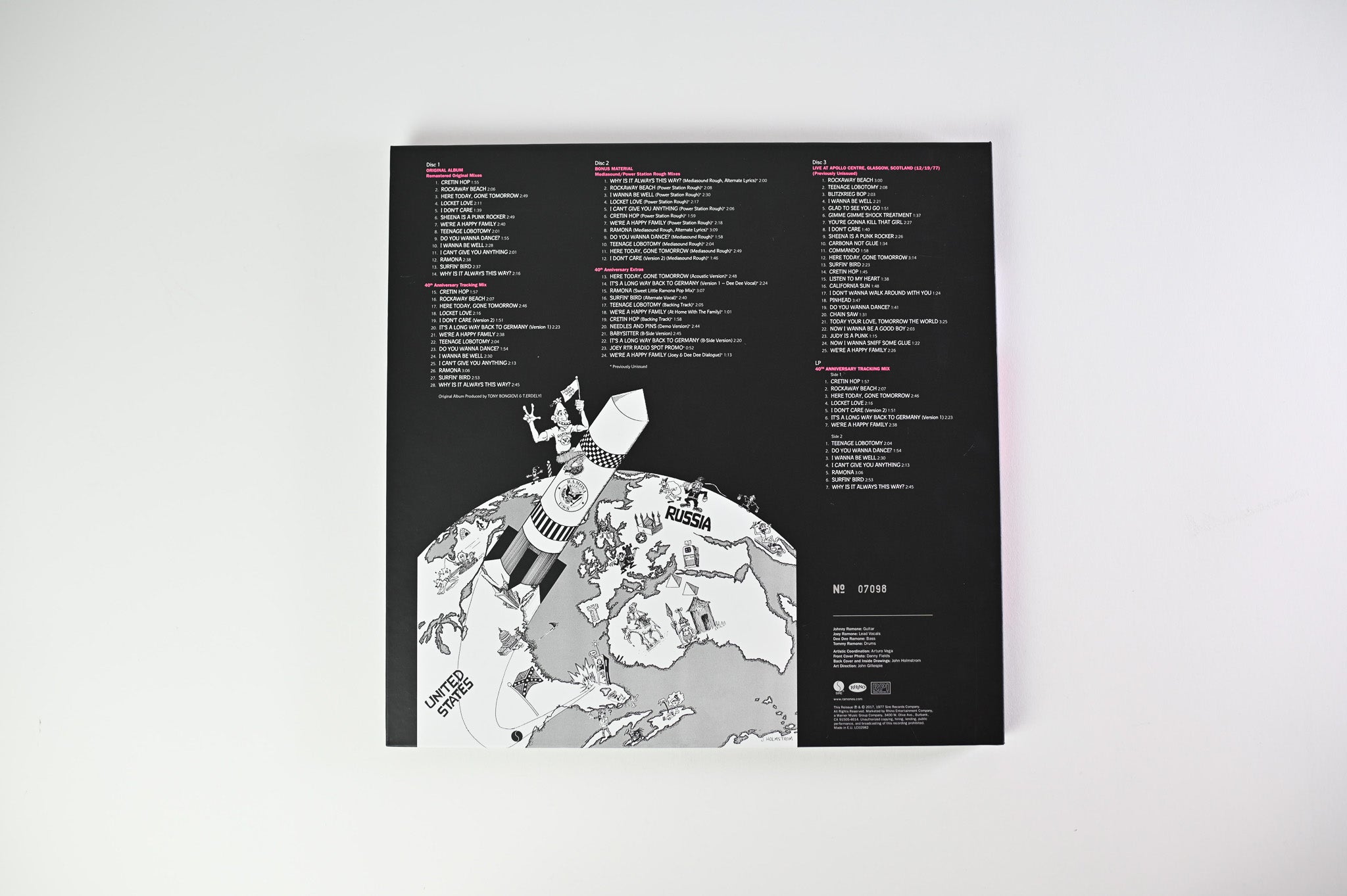 Ramones - Rocket To Russia on Rhino Sire Ltd Numbered Reissue