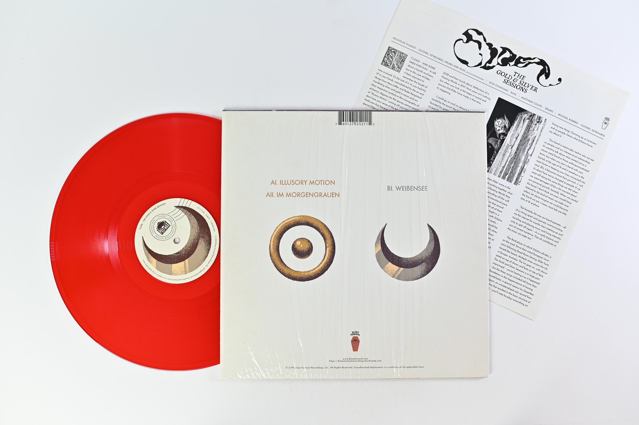 Elder - The Gold & Silver Sessions on Blues Funeral Recordings - Red Vinyl