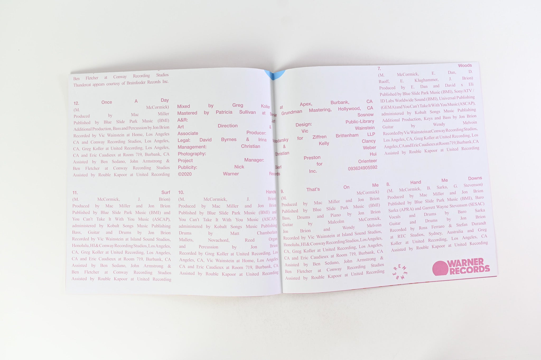 Mac Miller - Circles on Warner Records / REMember Music - Clear Vinyl