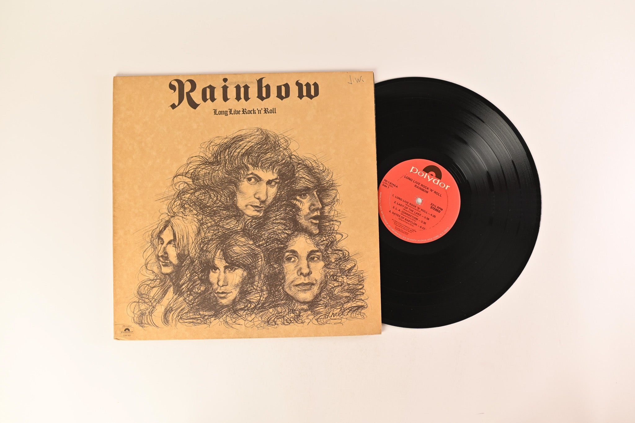 Rainbow - Long Live Rock 'N' Roll on Polydor