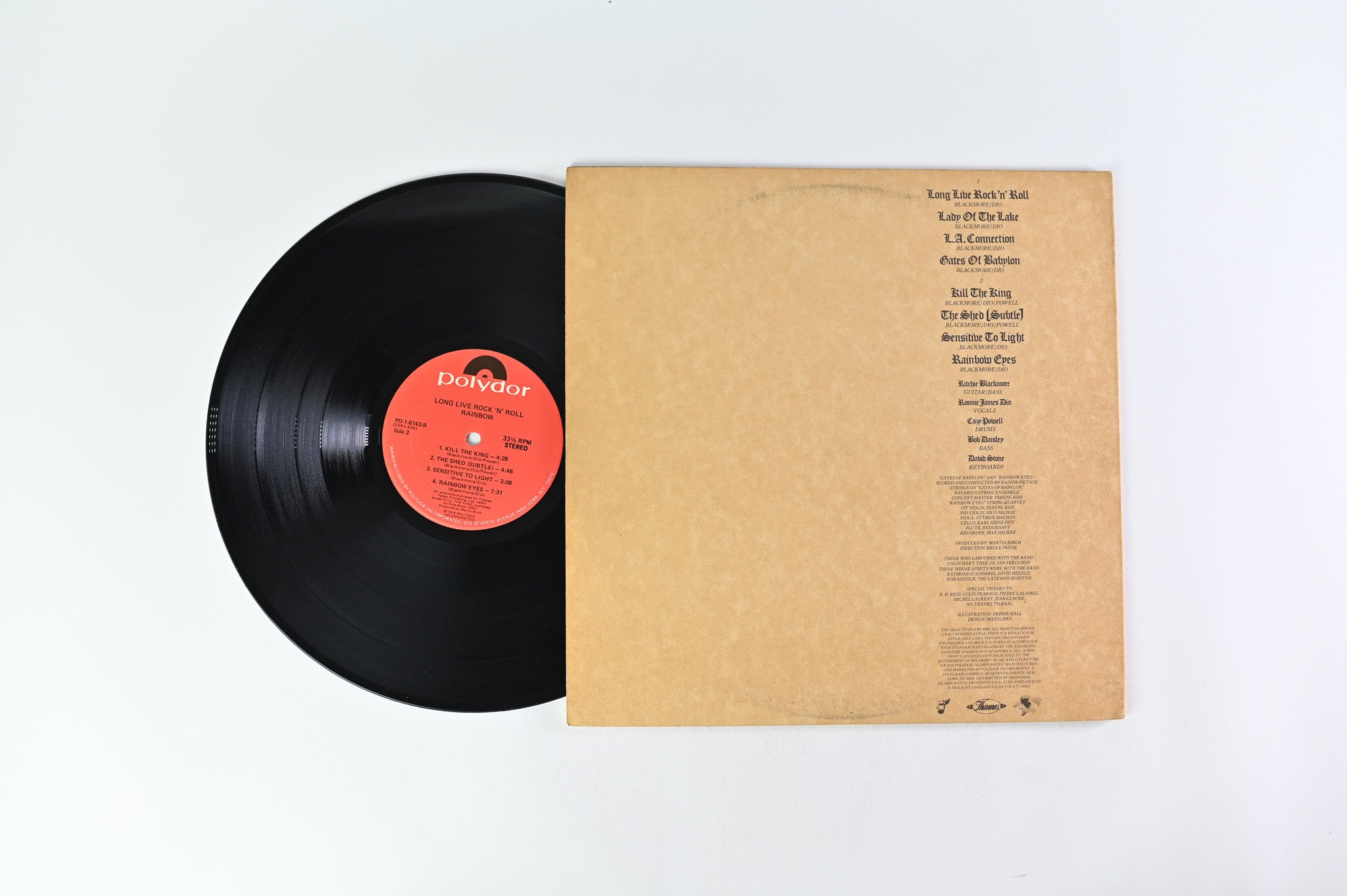 Rainbow - Long Live Rock 'N' Roll on Polydor