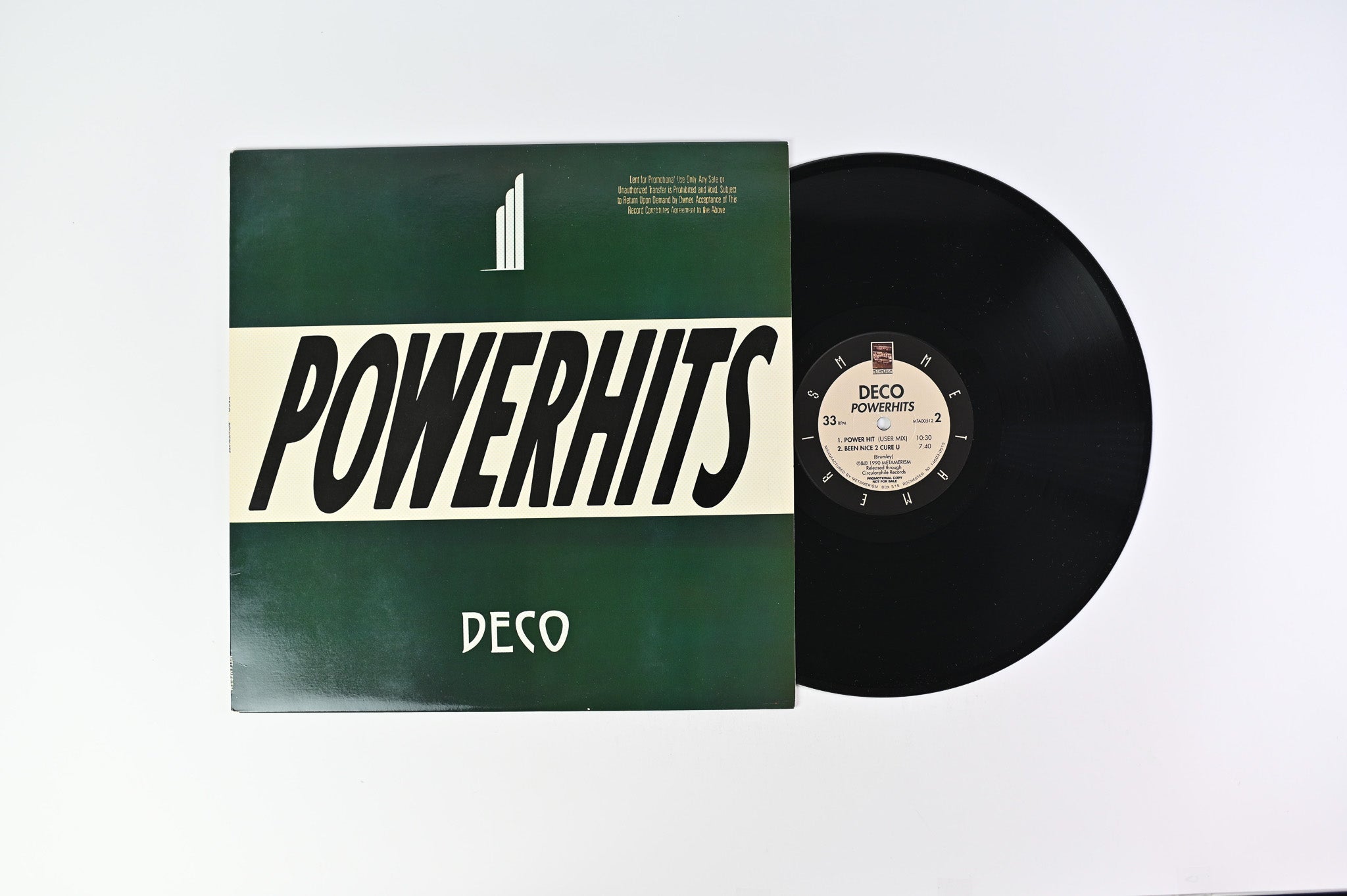 Deco - Powerhits on Metamerism Promo 12"