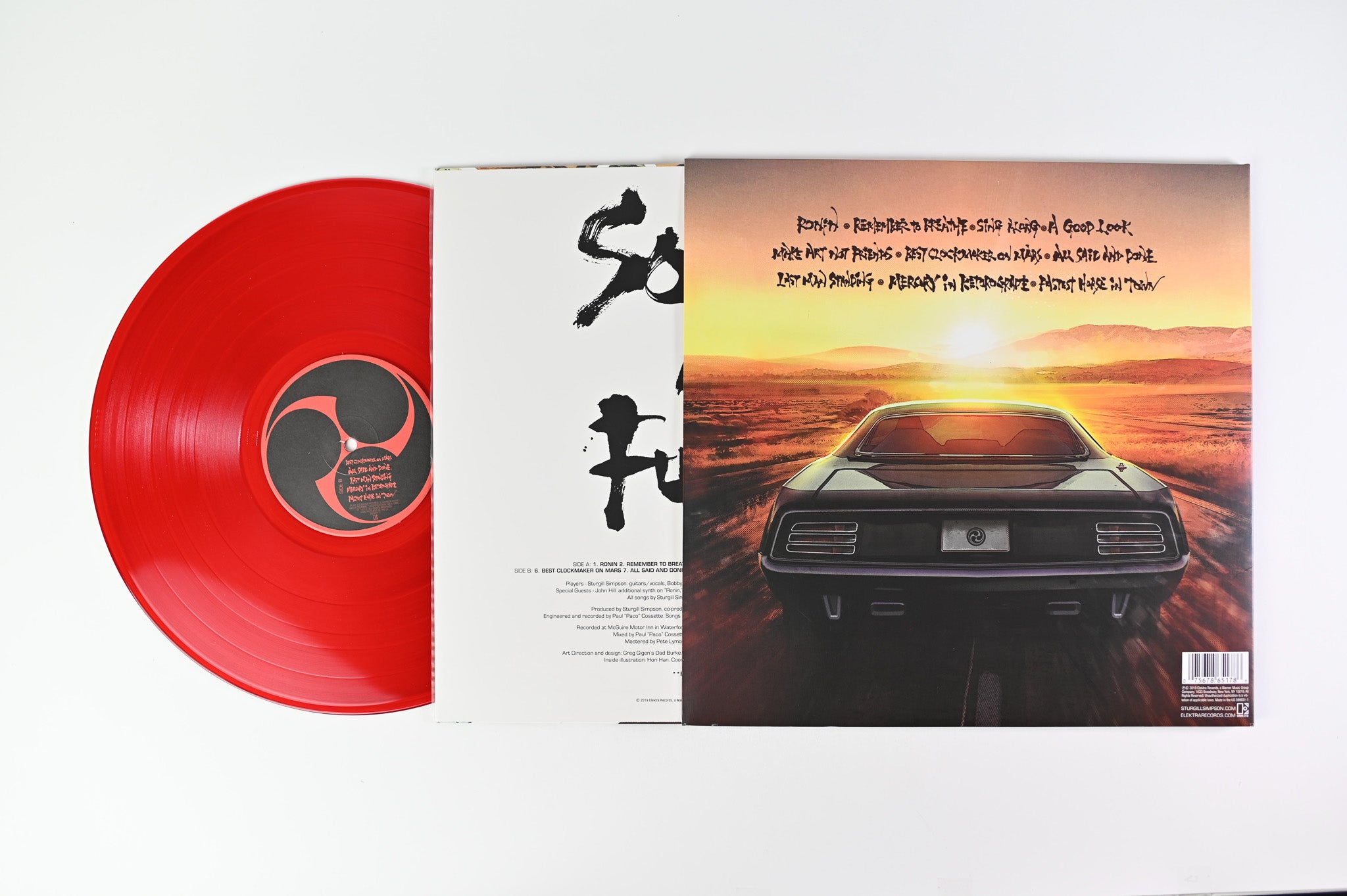 Sturgill Simpson - Sound & Fury on Elektra 180 Gram Blood Red Vinyl