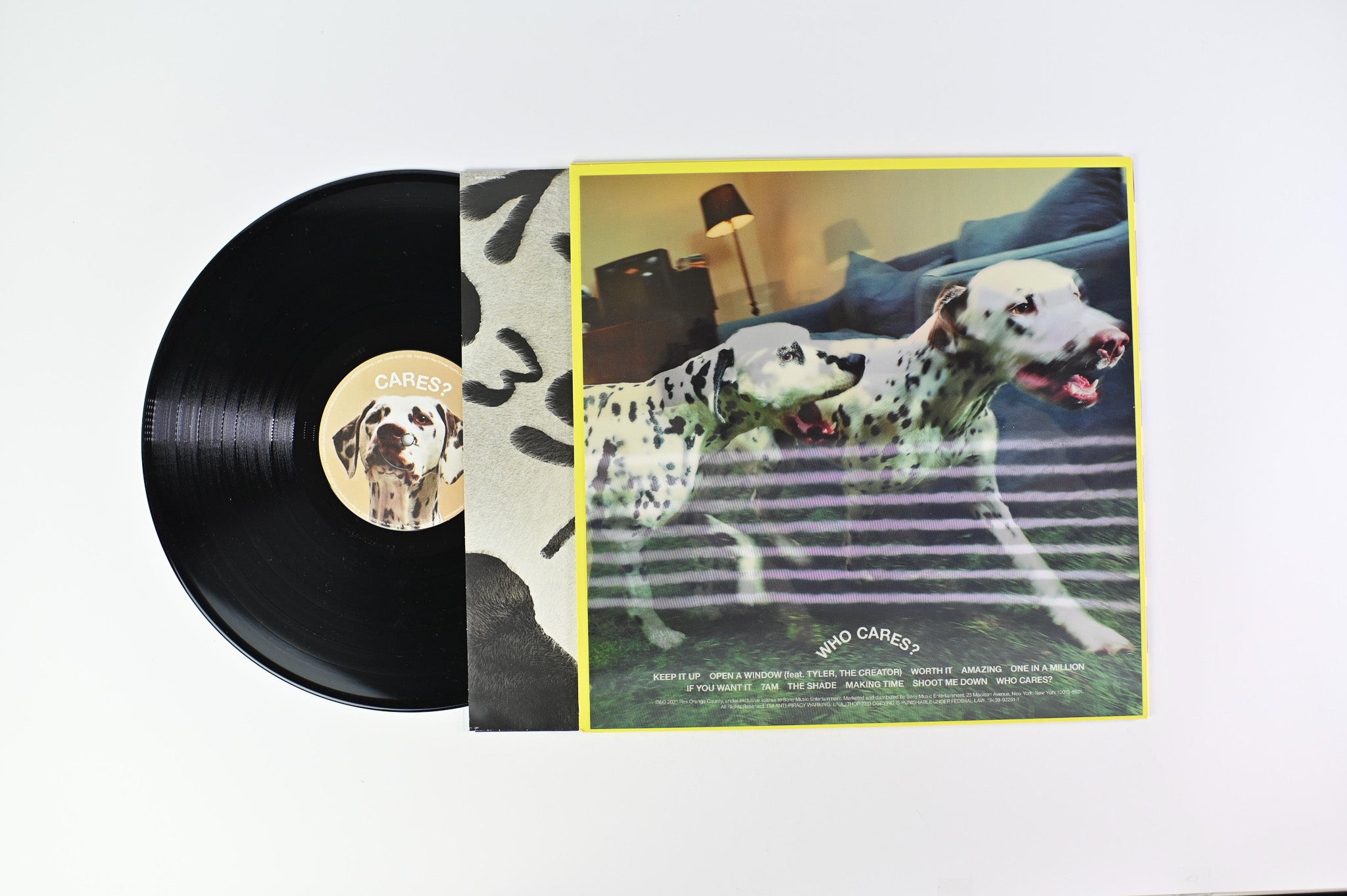 Rex Orange County - Who Cares? on Sony Music Ltd Lenticular Cover