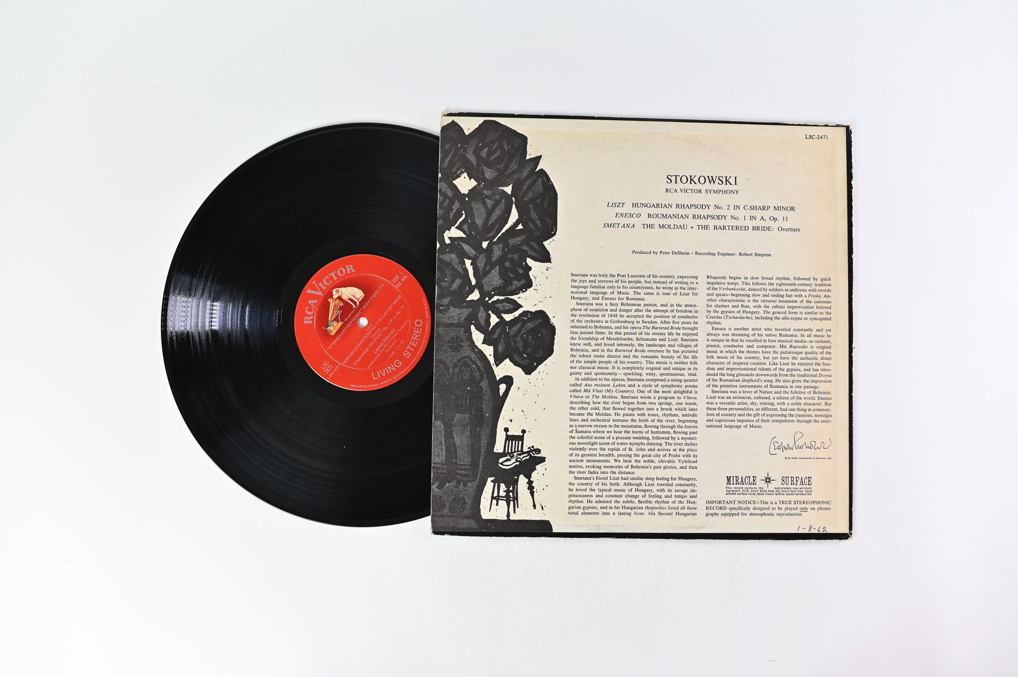 Leopold Stokowski - Hungarian Rhapsody No.2 In C-Sharp Minor on RCA LSC 2471 Living Stereo