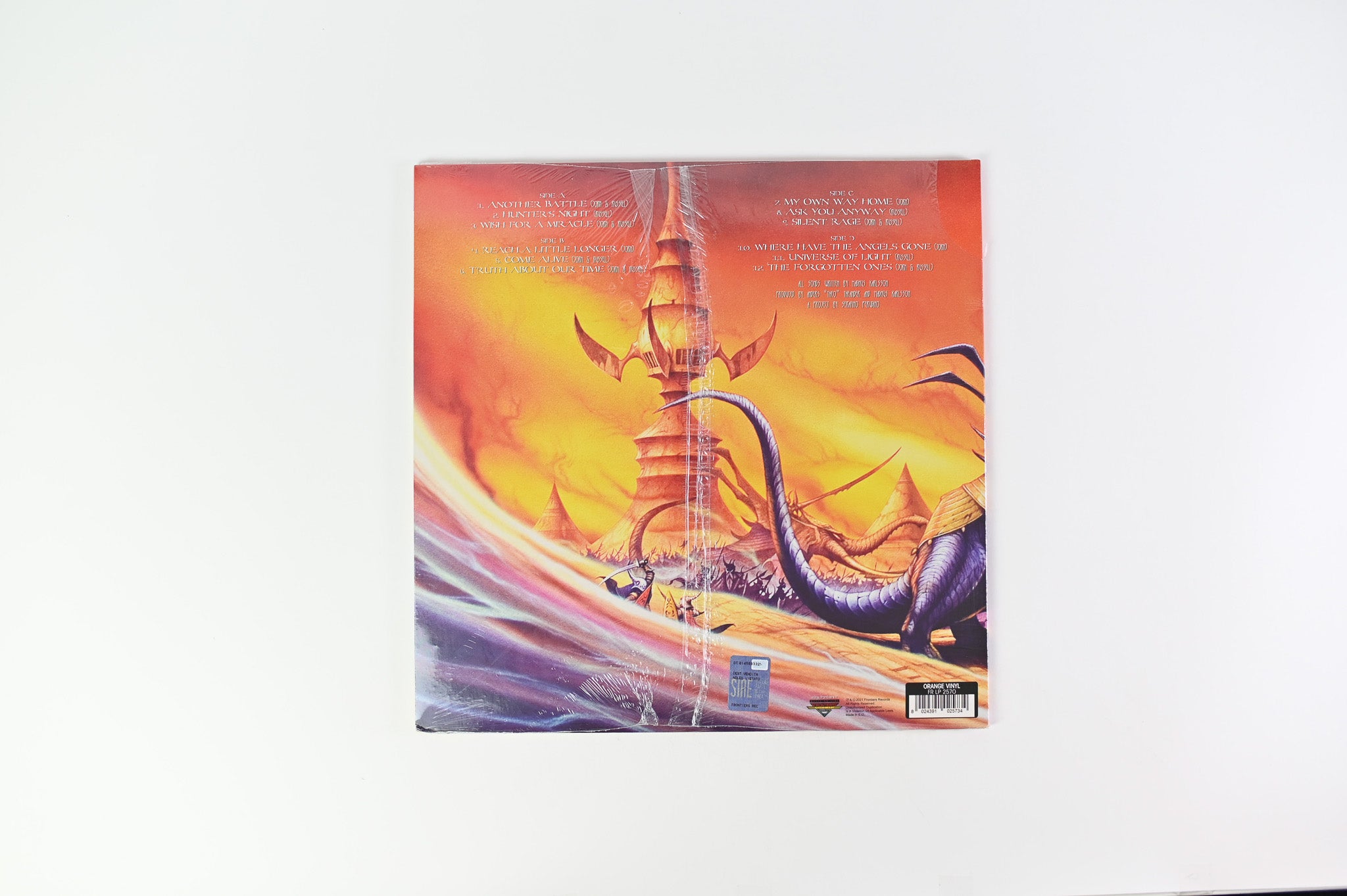 Allen - Lande - The Battle on Frontiers Ltd Orange Vinyl Reissue Sealed