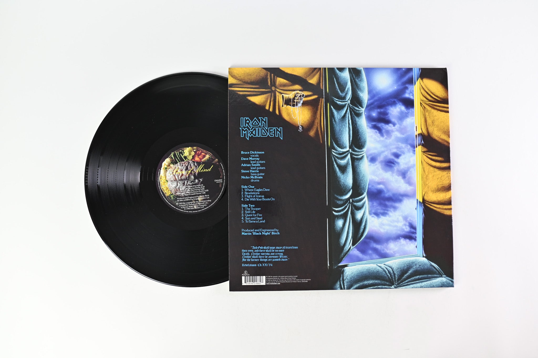 Iron Maiden - Piece Of Mind on Parlophone Reissue