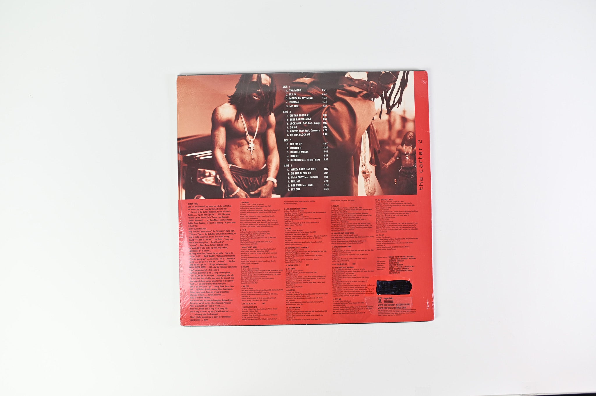 Lil Wayne - Tha Carter II on Cash Money RSD 2016 Ltd Lenticular Cover Sealed