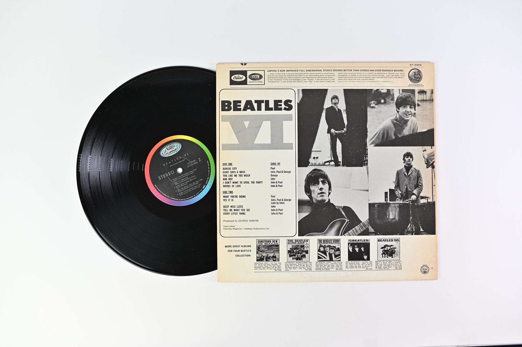 The Beatles - Beatles VI on Capitol Stereo