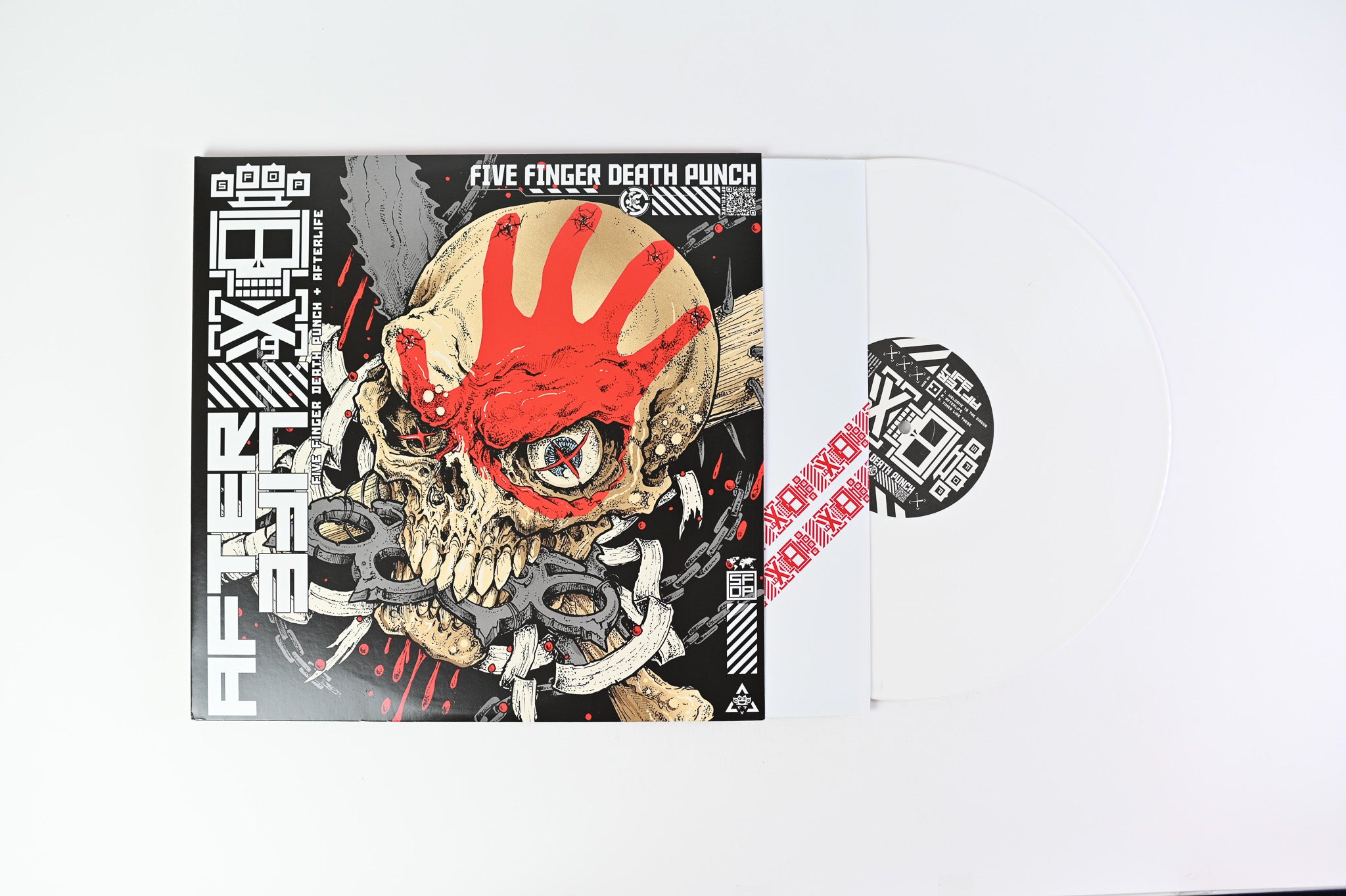 Five Finger Death Punch - AfterLife on Better Noise Ltd White Vinyl