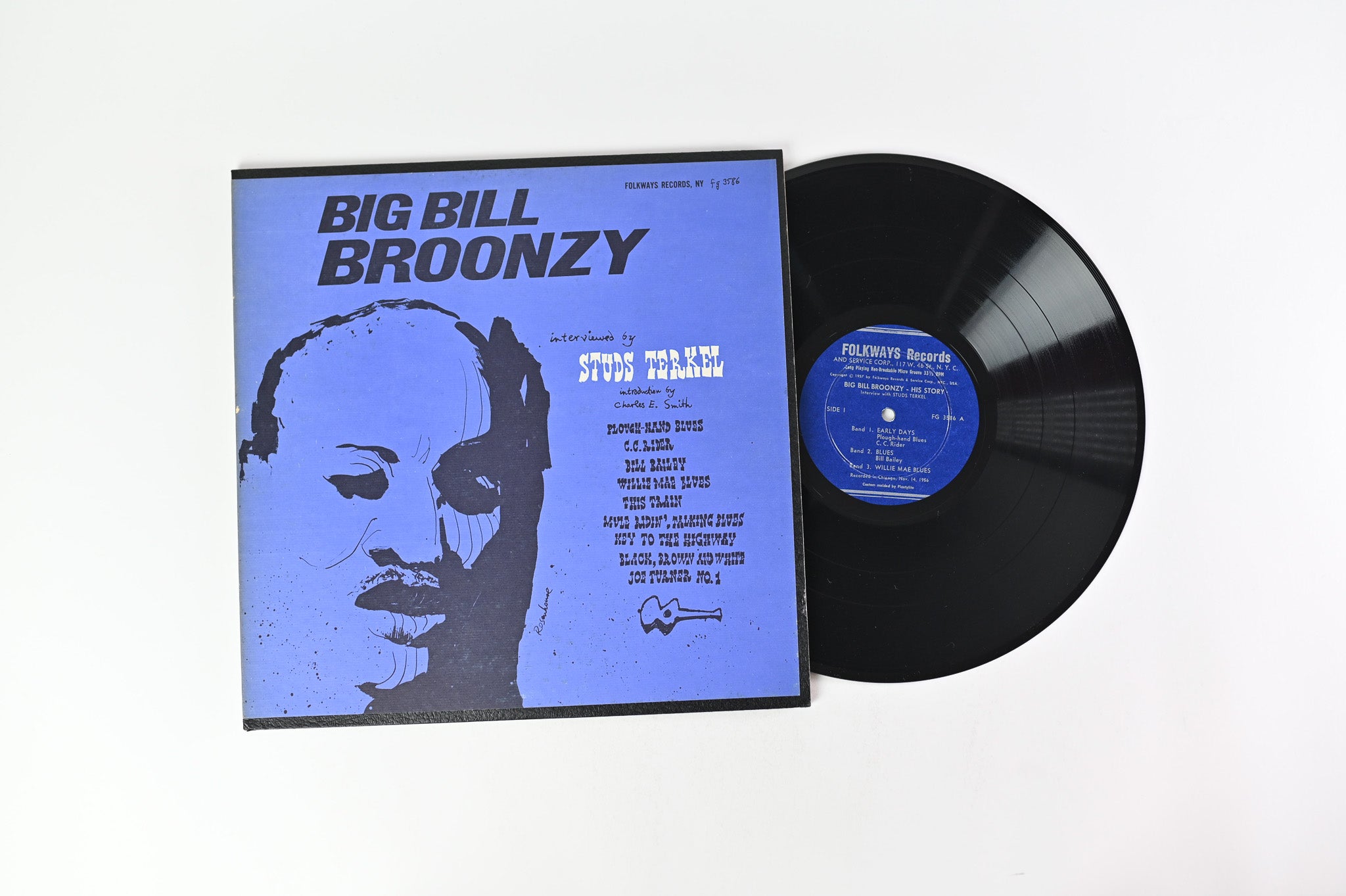 Big Bill Broonzy - His Story - Big Bill Broonzy Interviewed By Studs Terkel on Folkways With Booklet