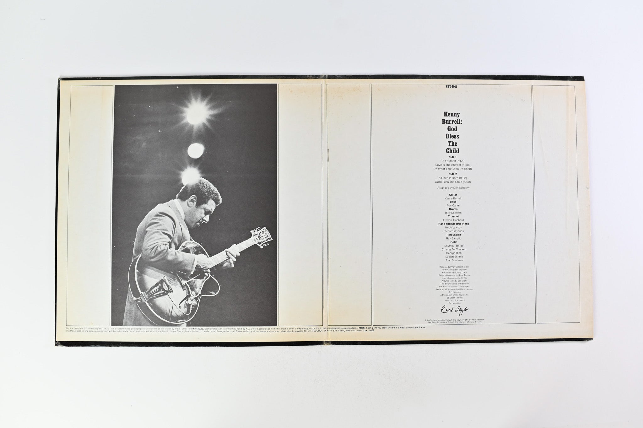 Kenny Burrell - God Bless The Child on CTI Records