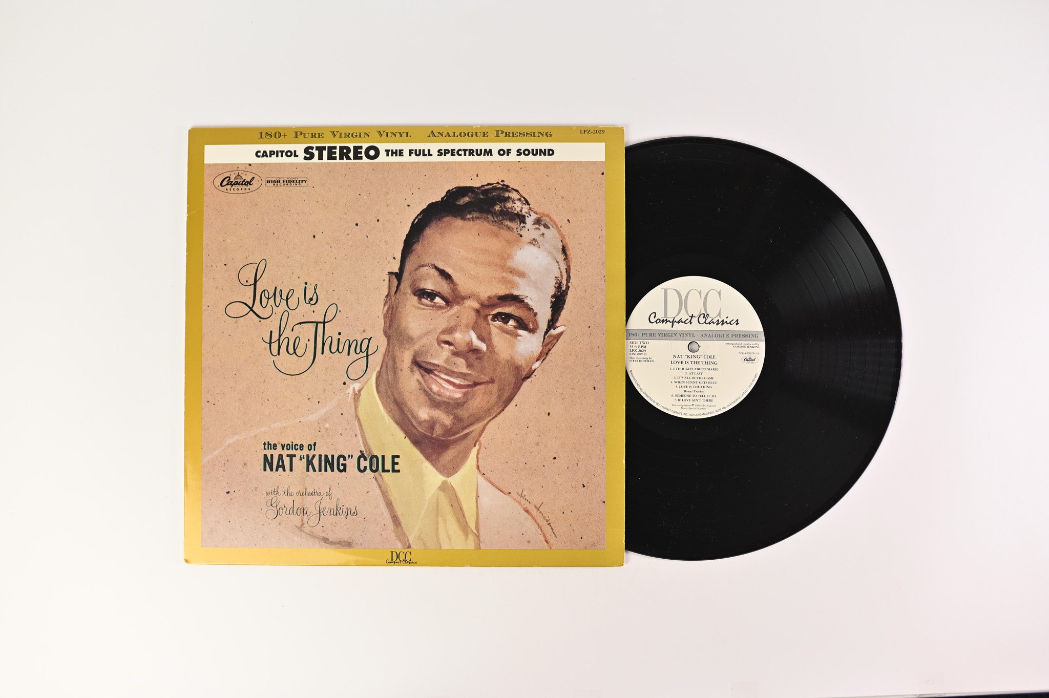 Nat King Cole - Love Is The Thing on DCC Compact Classics Ltd Numbered 180 Gram