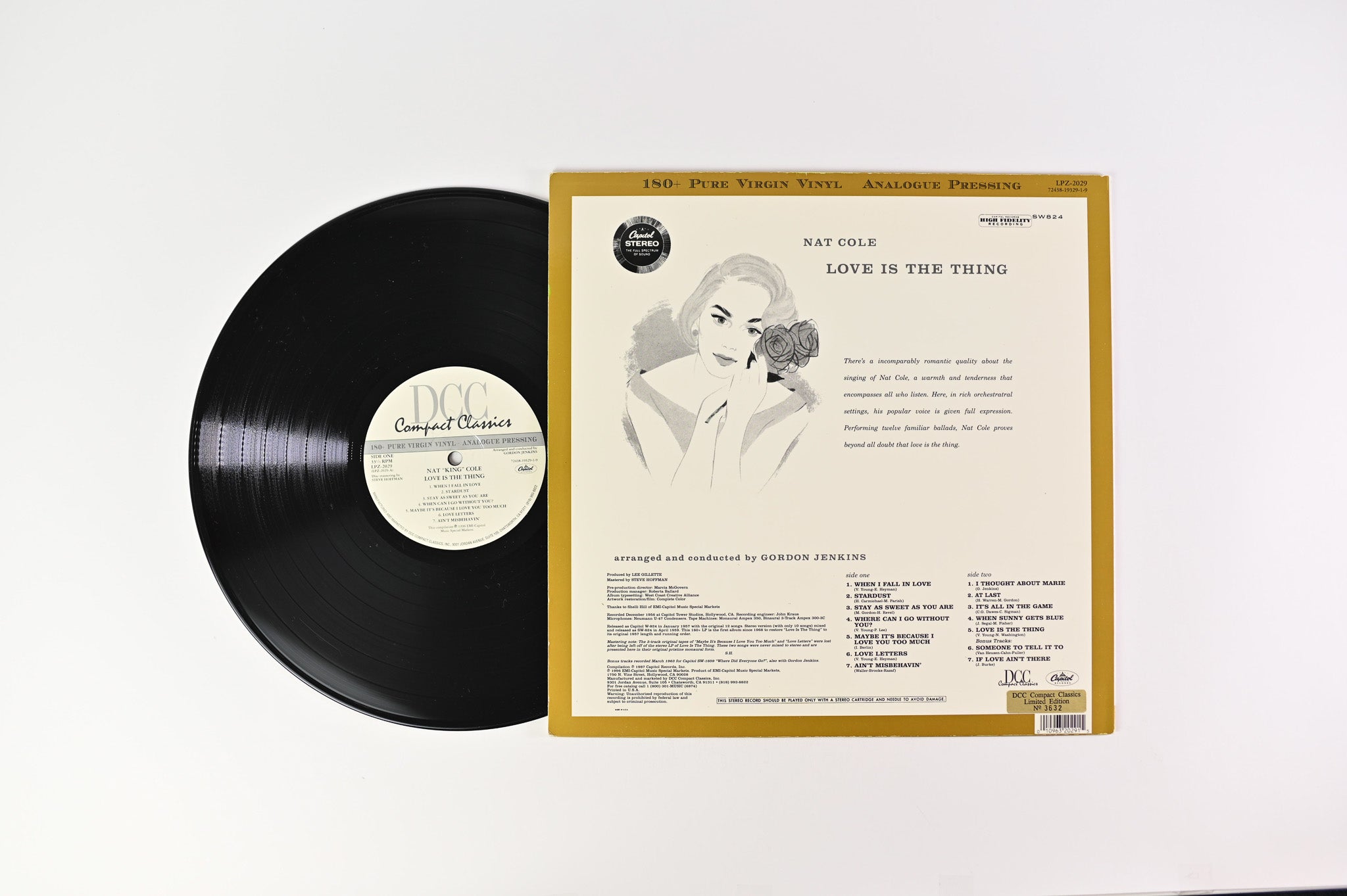 Nat King Cole - Love Is The Thing on DCC Compact Classics Ltd Numbered 180 Gram