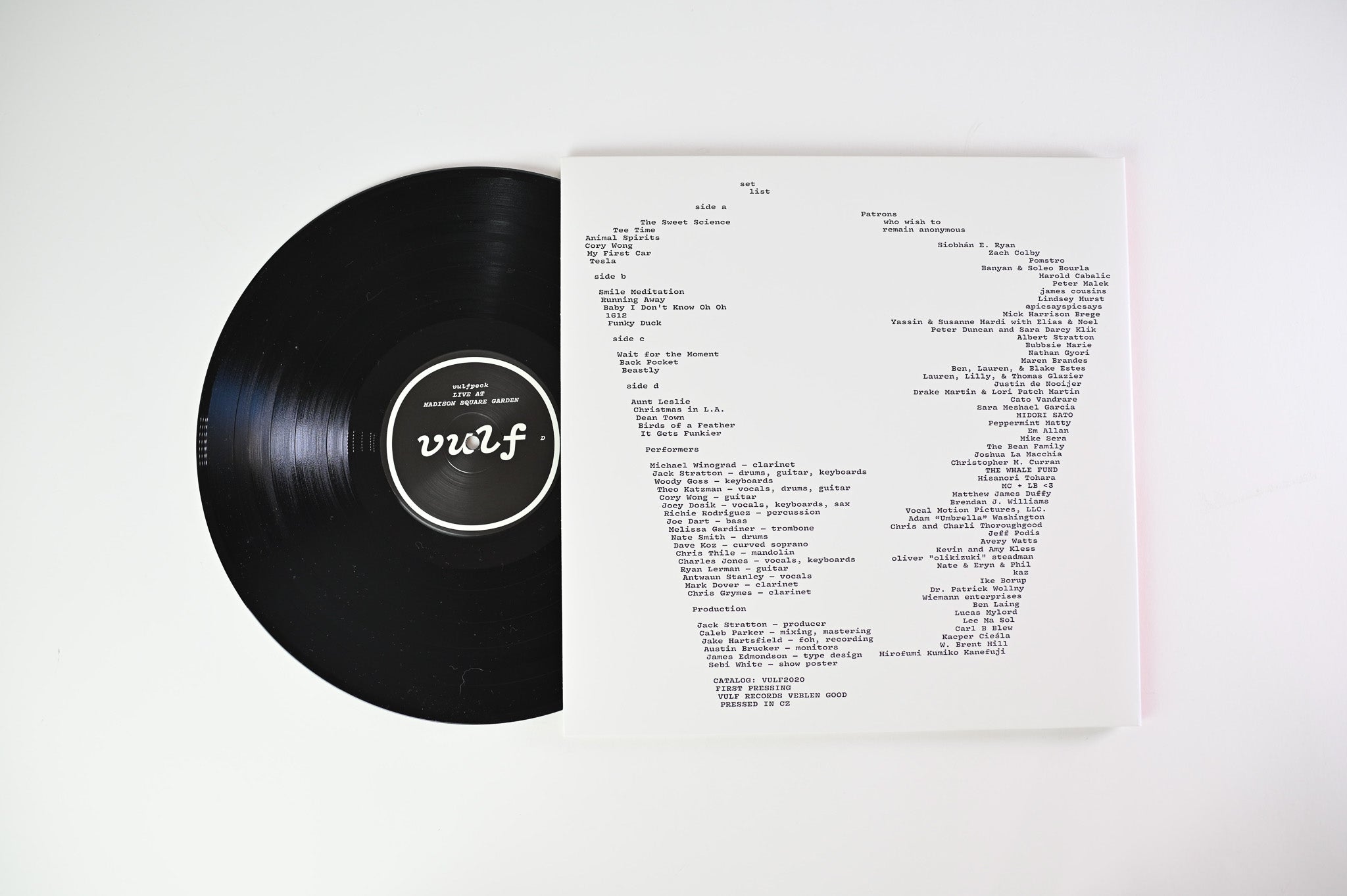 Vulfpeck - Live at Madison Square Garden on Vulf Records
