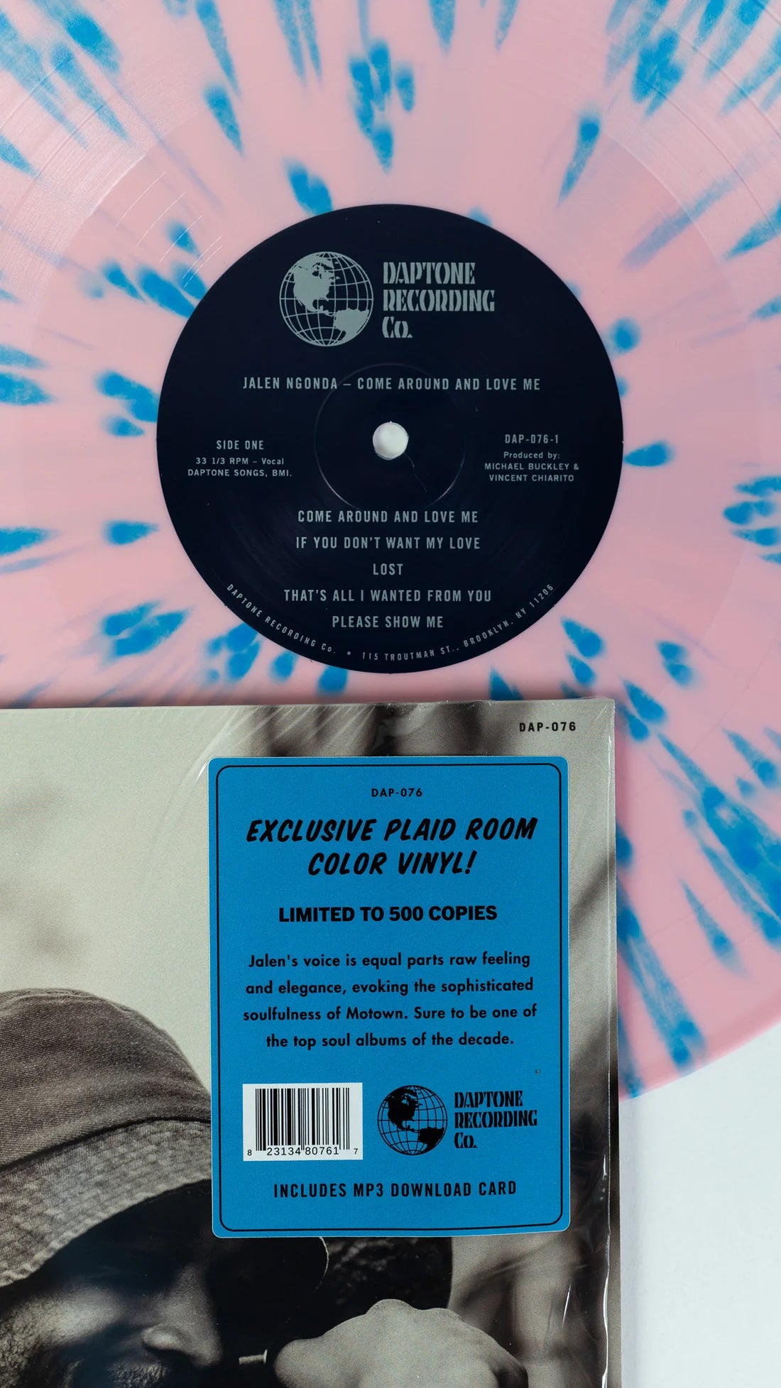 Jalen Ngonda - Come Around And Love Me [Plaid Room Exclusive Pink & Blue Splatter Vinyl]