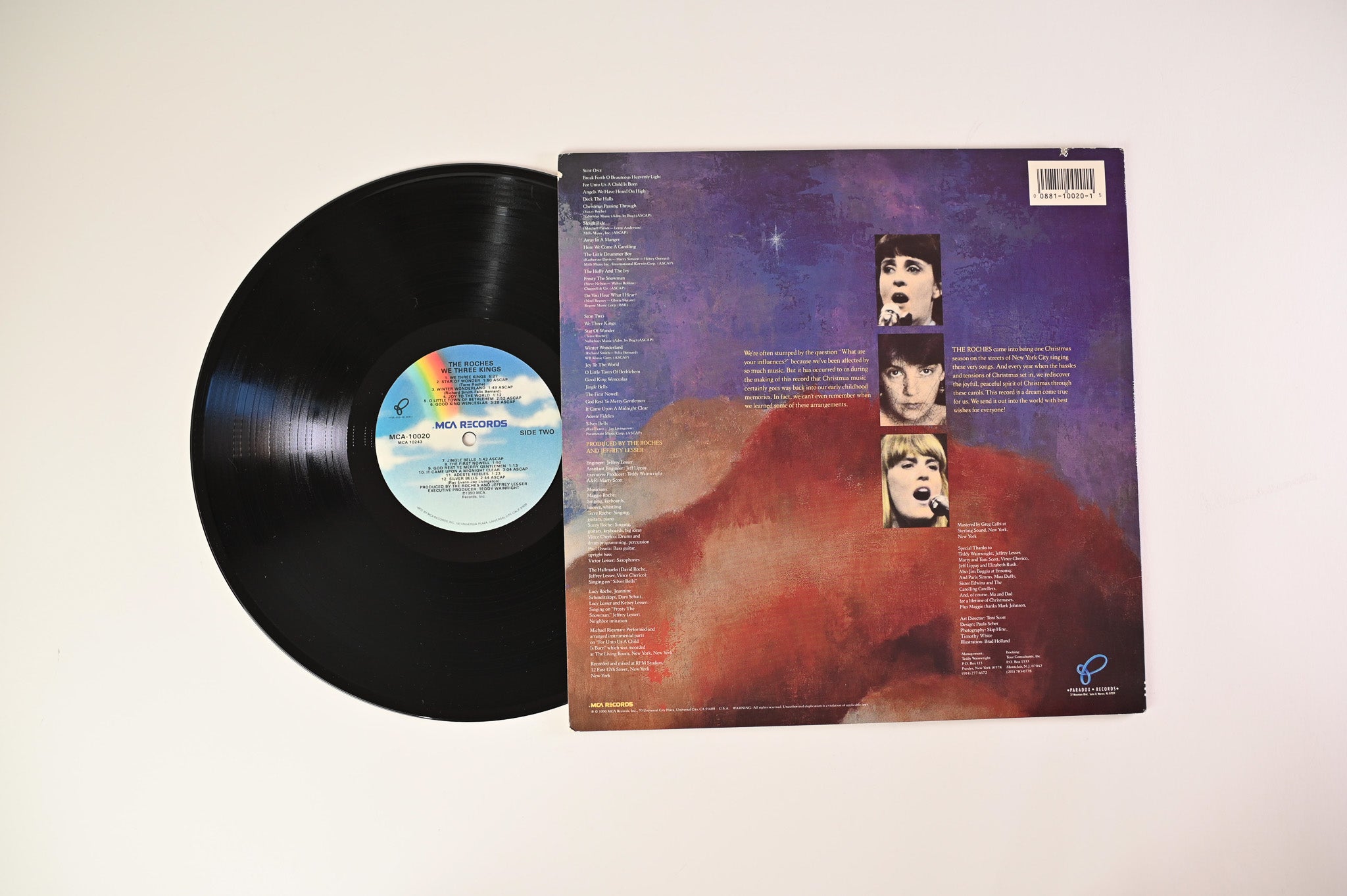 The Roches - We Three Kings on MCA