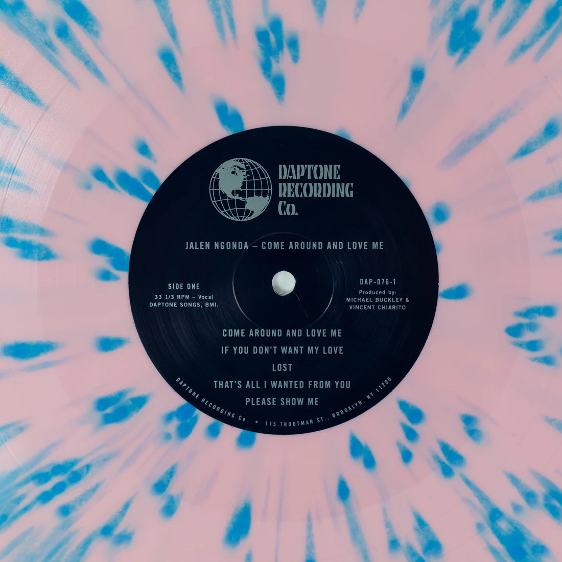 Jalen Ngonda - Come Around And Love Me [Plaid Room Exclusive Pink & Blue Splatter Vinyl]