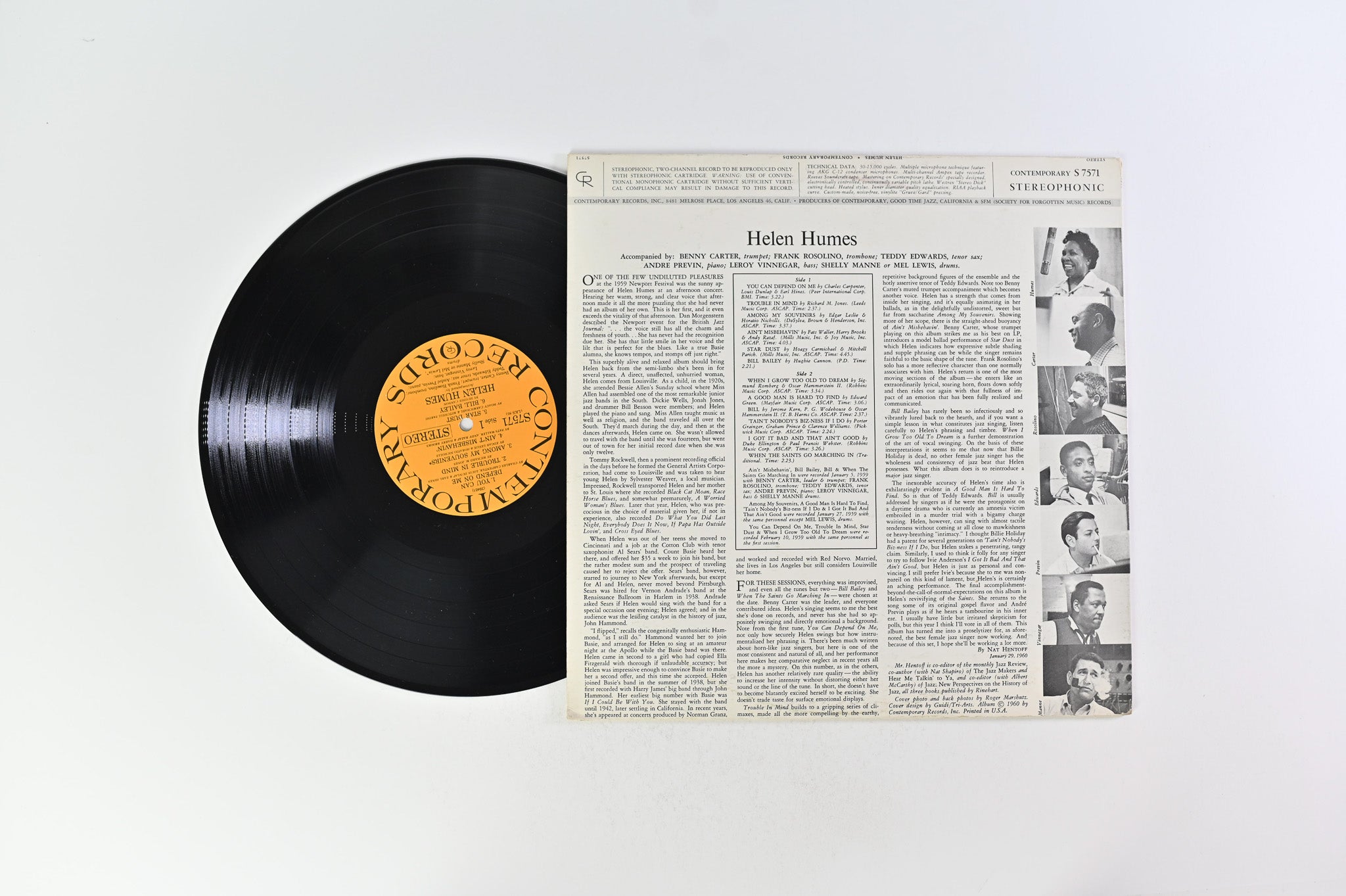 Helen Humes - Helen Humes on Contemporary Records Stereo Reissue