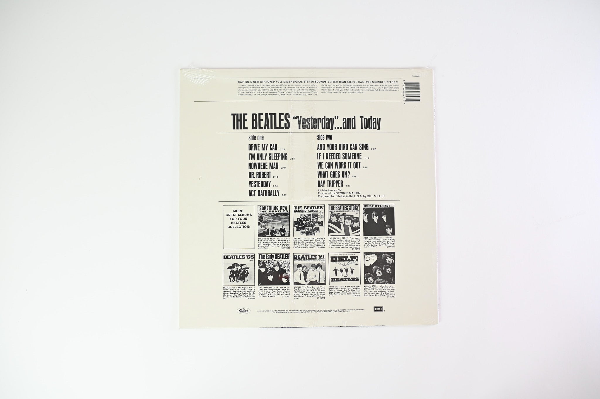 The Beatles - Yesterday And Today on Capitol 1988 Purple Label Reissue Sealed