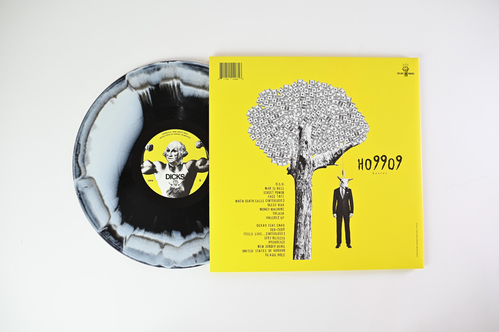 HO99O9 - United States Of Horror on Toys Have Powers Black & White Smash