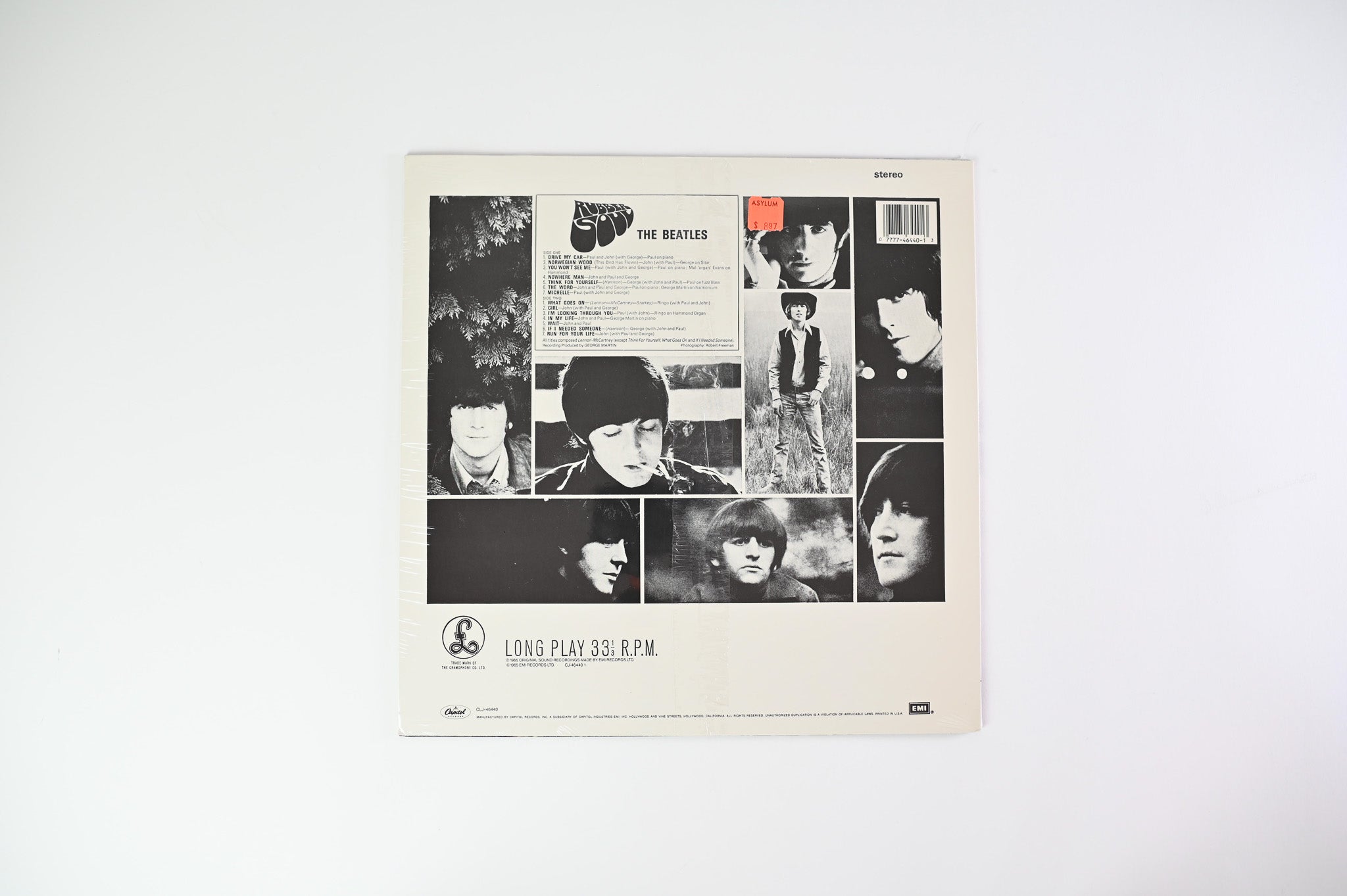 The Beatles - Rubber Soul on Capitol Parlophone 1987 Reissue Sealed