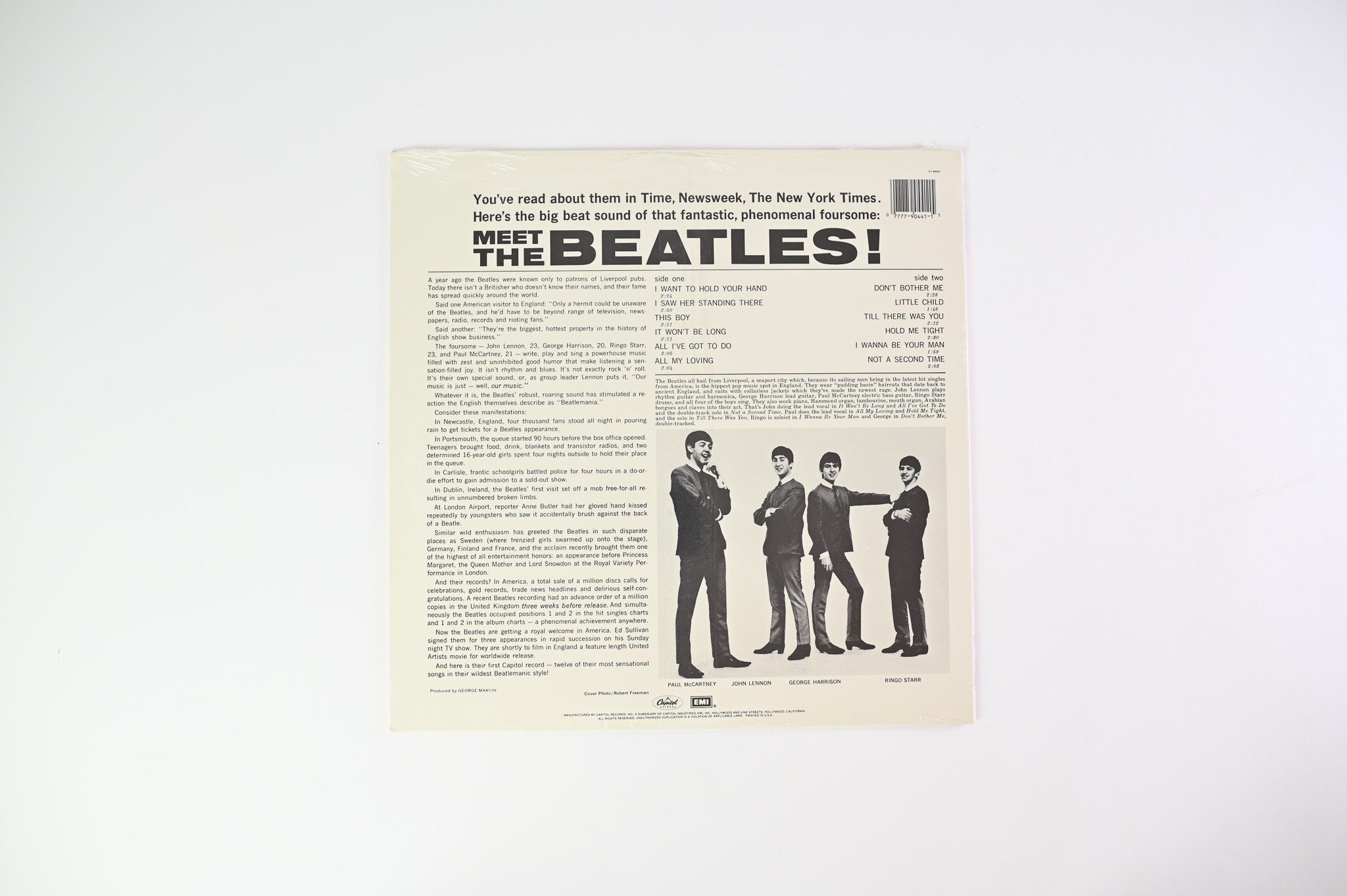 The Beatles - Meet The Beatles! on Capitol 1988 Purple Label Reissue Sealed