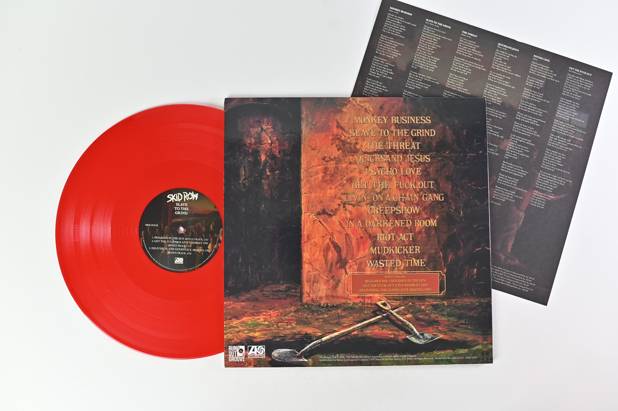 Skid Row - Slave To The Grind on Atlantic RSD Red Vinyl Reissue