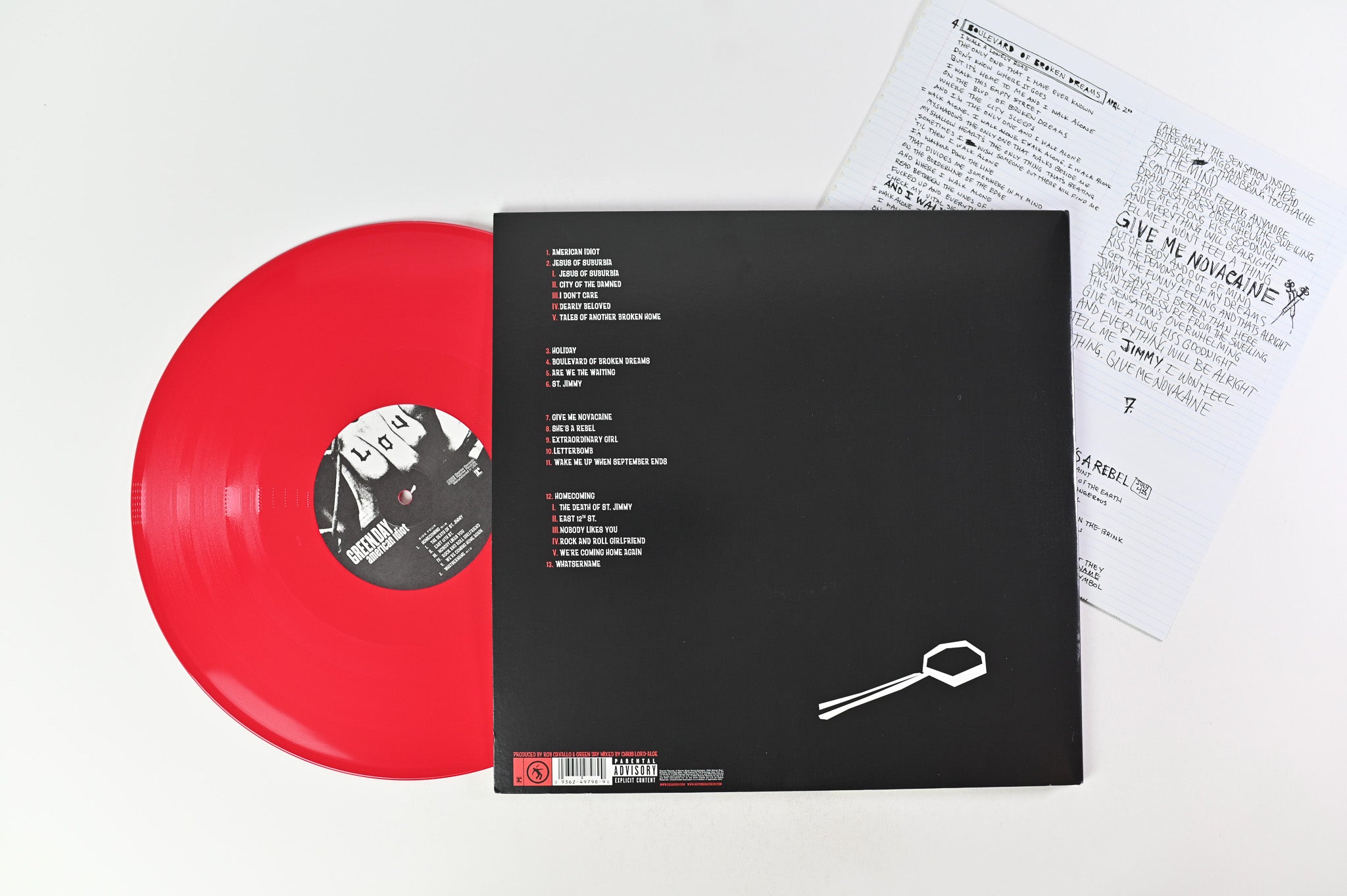 Green Day - American Idiot on Reprise Records - Red Vinyl