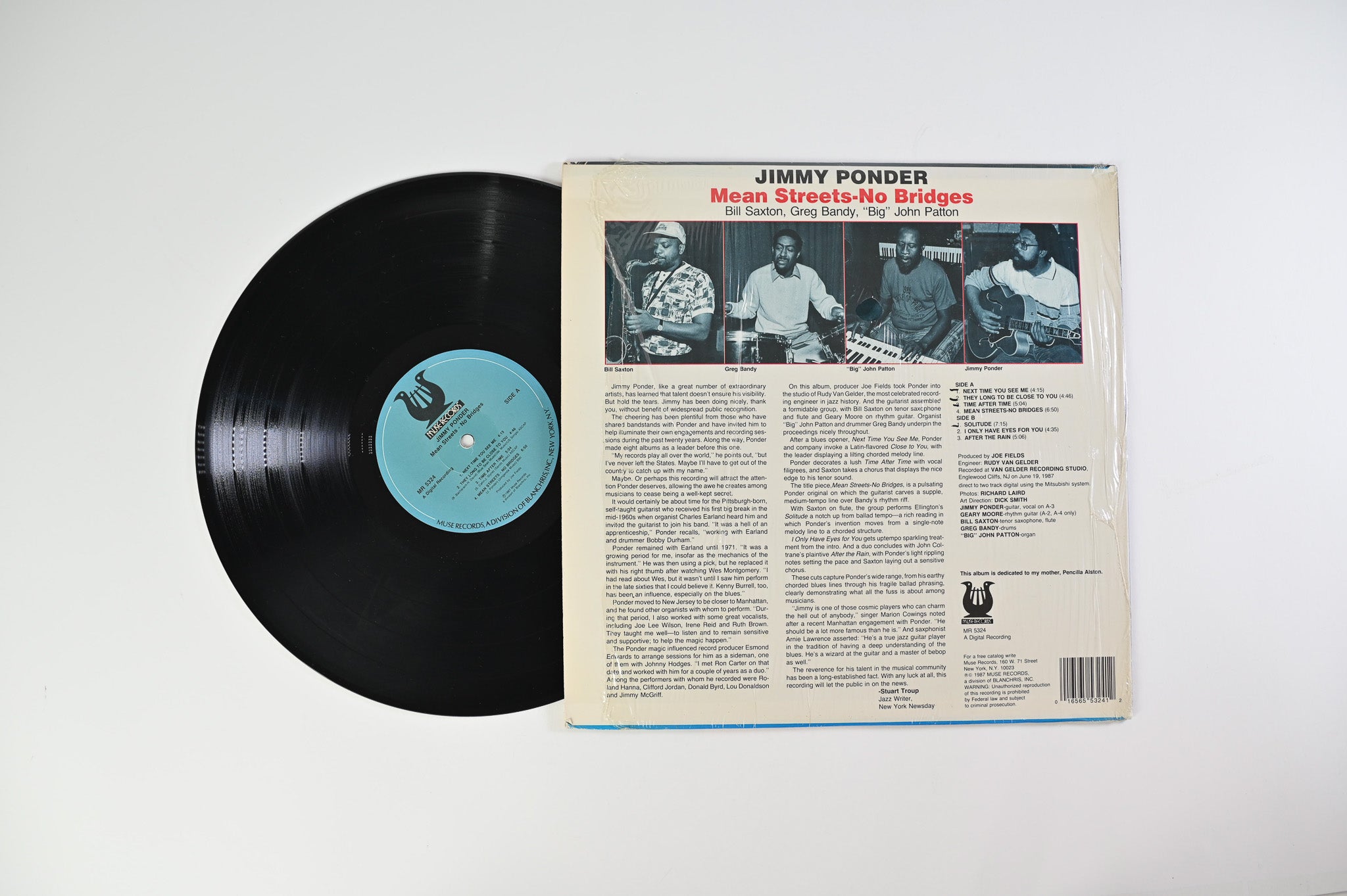 Jimmy Ponder - Mean Streets - No Bridges on Muse Records