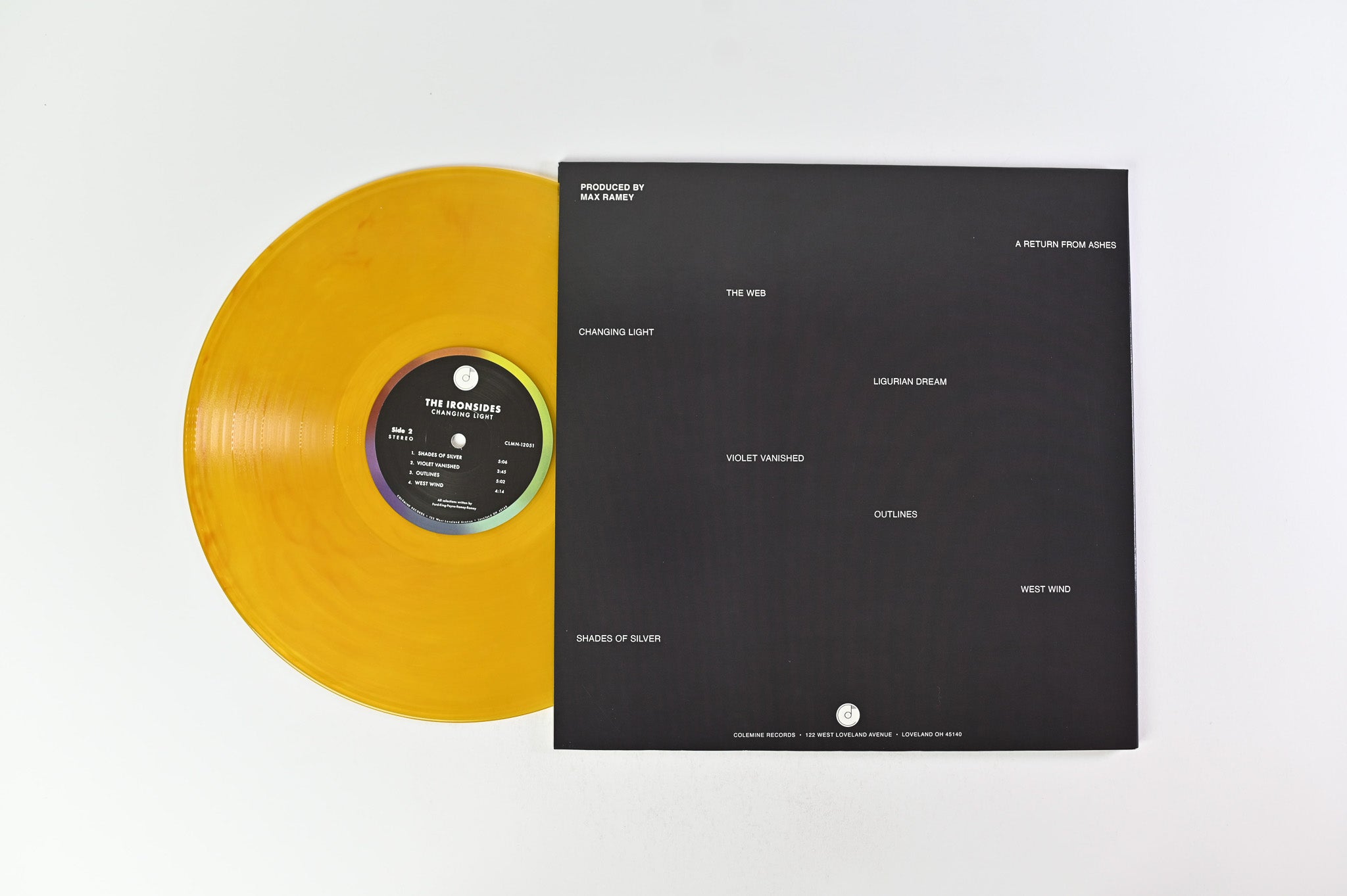 The Ironsides - Changing Light on Colemine Records - Caramel Swirl Colored Vinyl