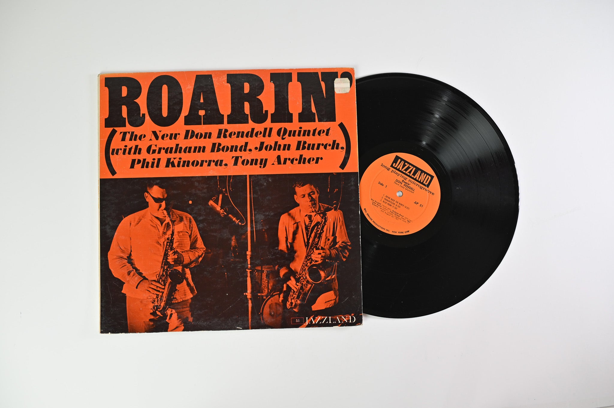 The New Don Rendell Quintet - Roarin' on Jazzland - Mono
