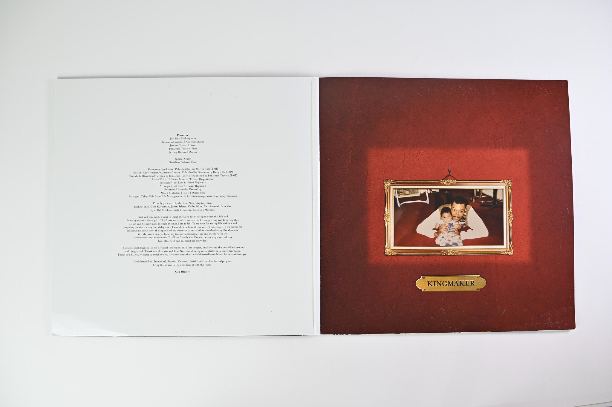 Joel Ross – Kingmaker – 2 x Vinyl (LP, Album, Stereo), 2019