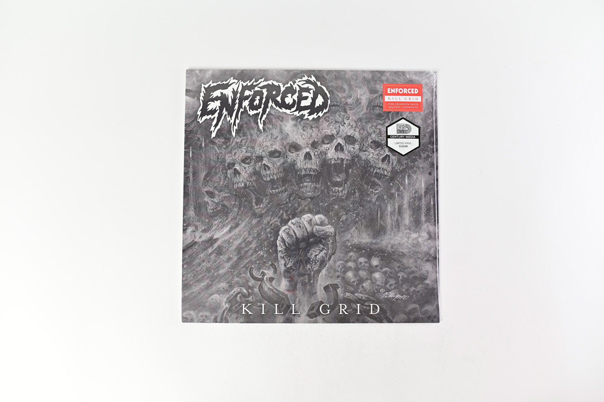 Enforced - Kill Grid on Century Media Ltd Clear Vinyl Sealed