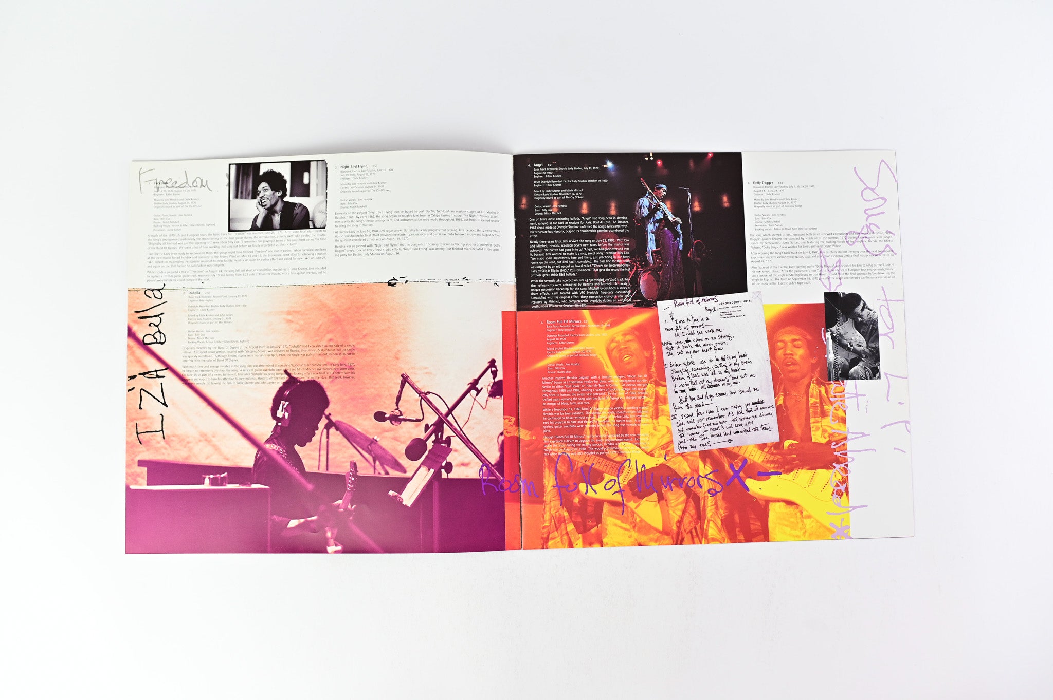 Jimi Hendrix - First Rays Of The New Rising Sun on MCA Experience Hendrix Numbered