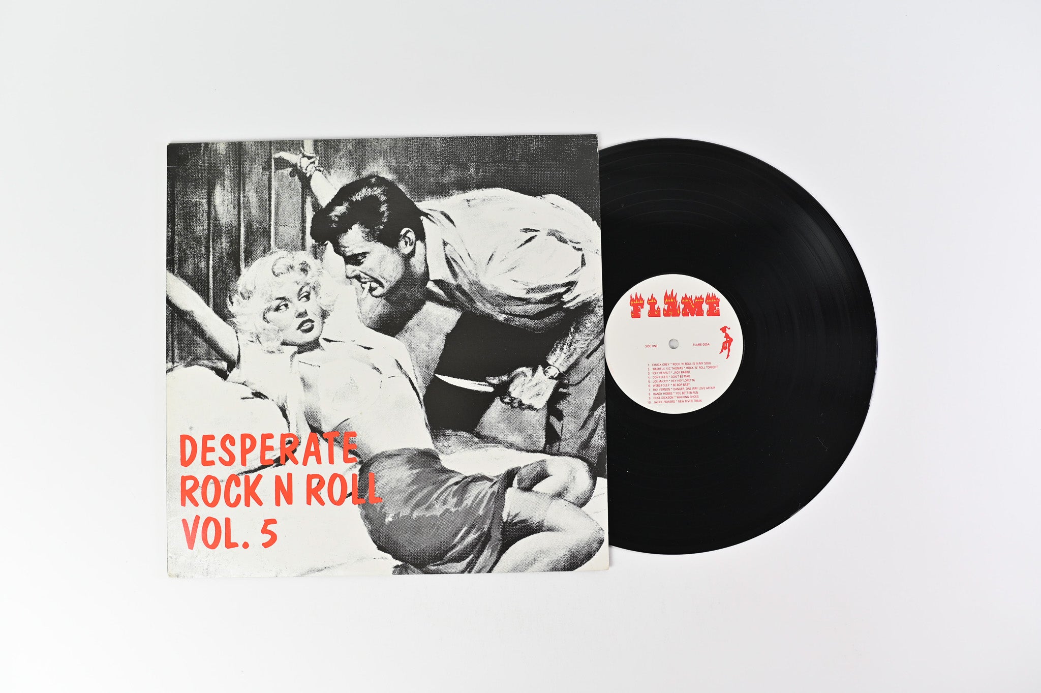 Various - Desperate Rock N Roll Vol. 5 on Flame Records