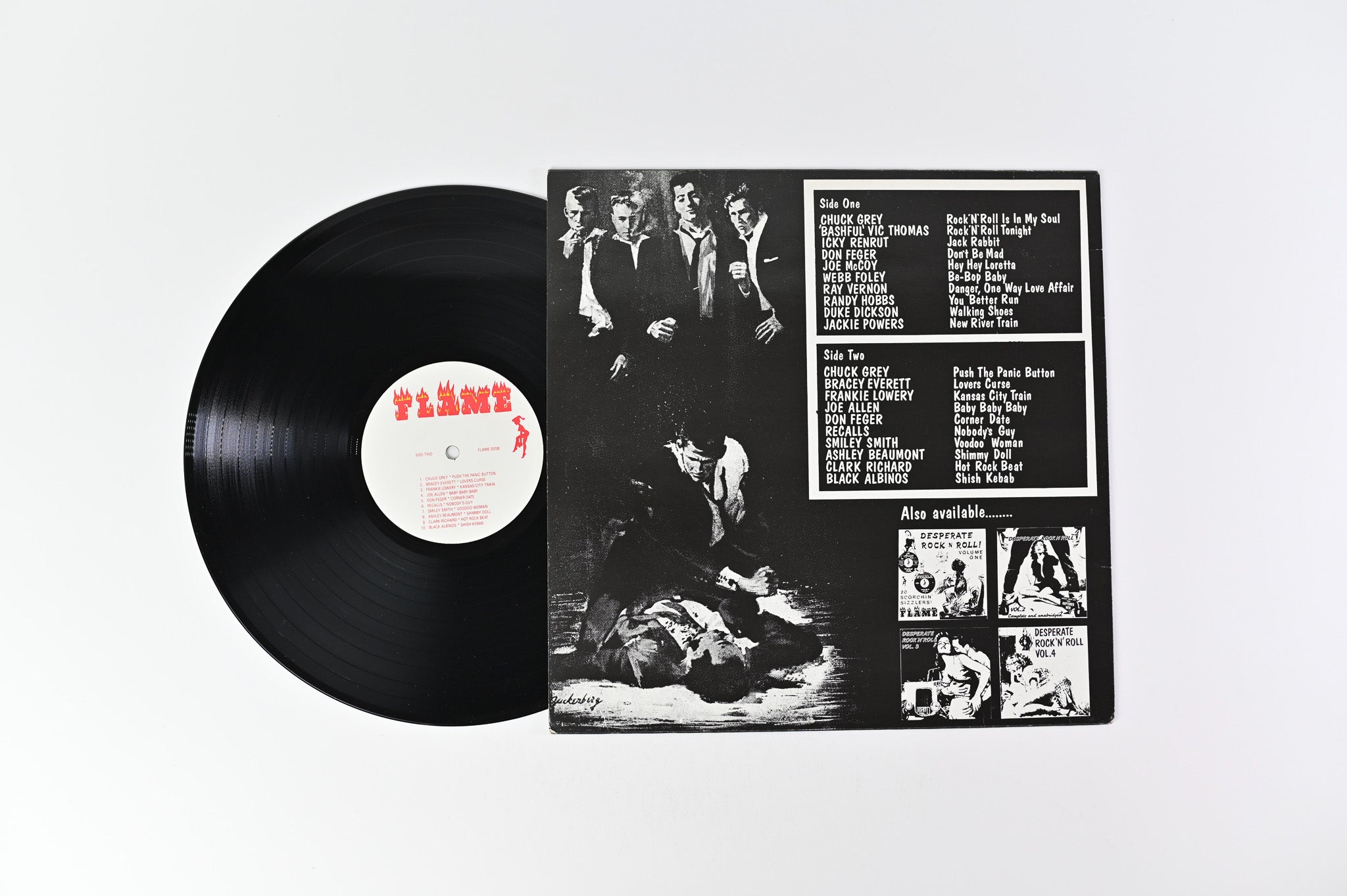 Various - Desperate Rock N Roll Vol. 5 on Flame Records