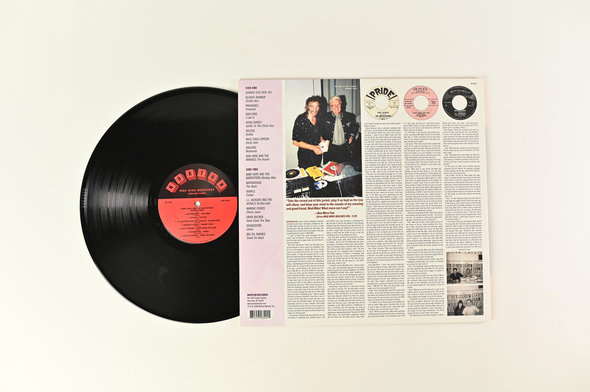 Various - Mad Mike Monsters Volume 3 - A Tribute To Mad Mike Metrovich on Norton Records