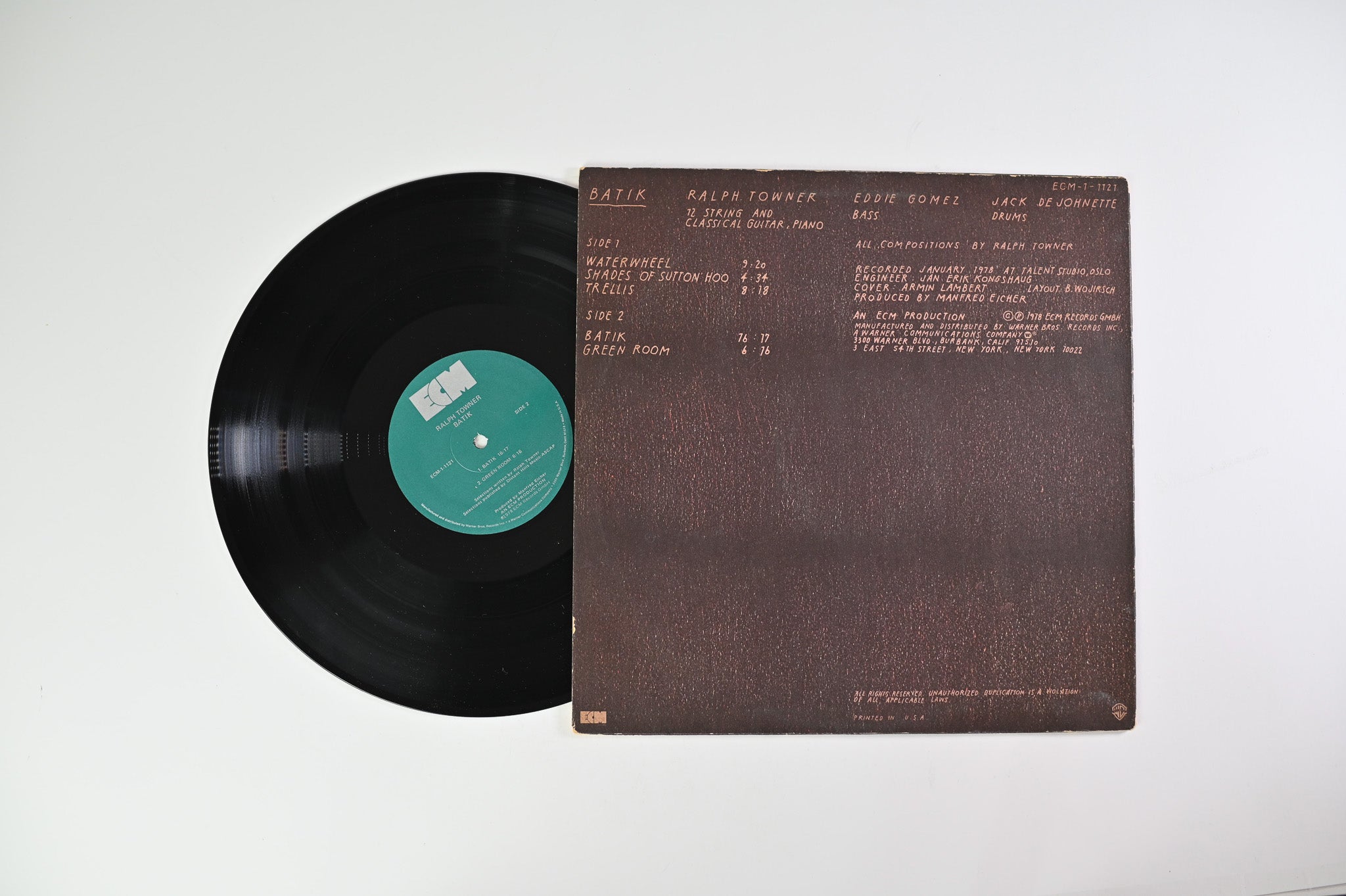 Ralph Towner - Batik on ECM Records