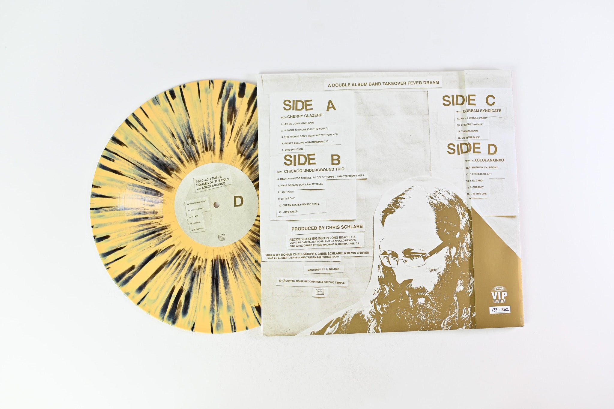 Psychic Temple - Houses Of The Holy on Joyful Noise Ltd Numbered Splatter Vinyl