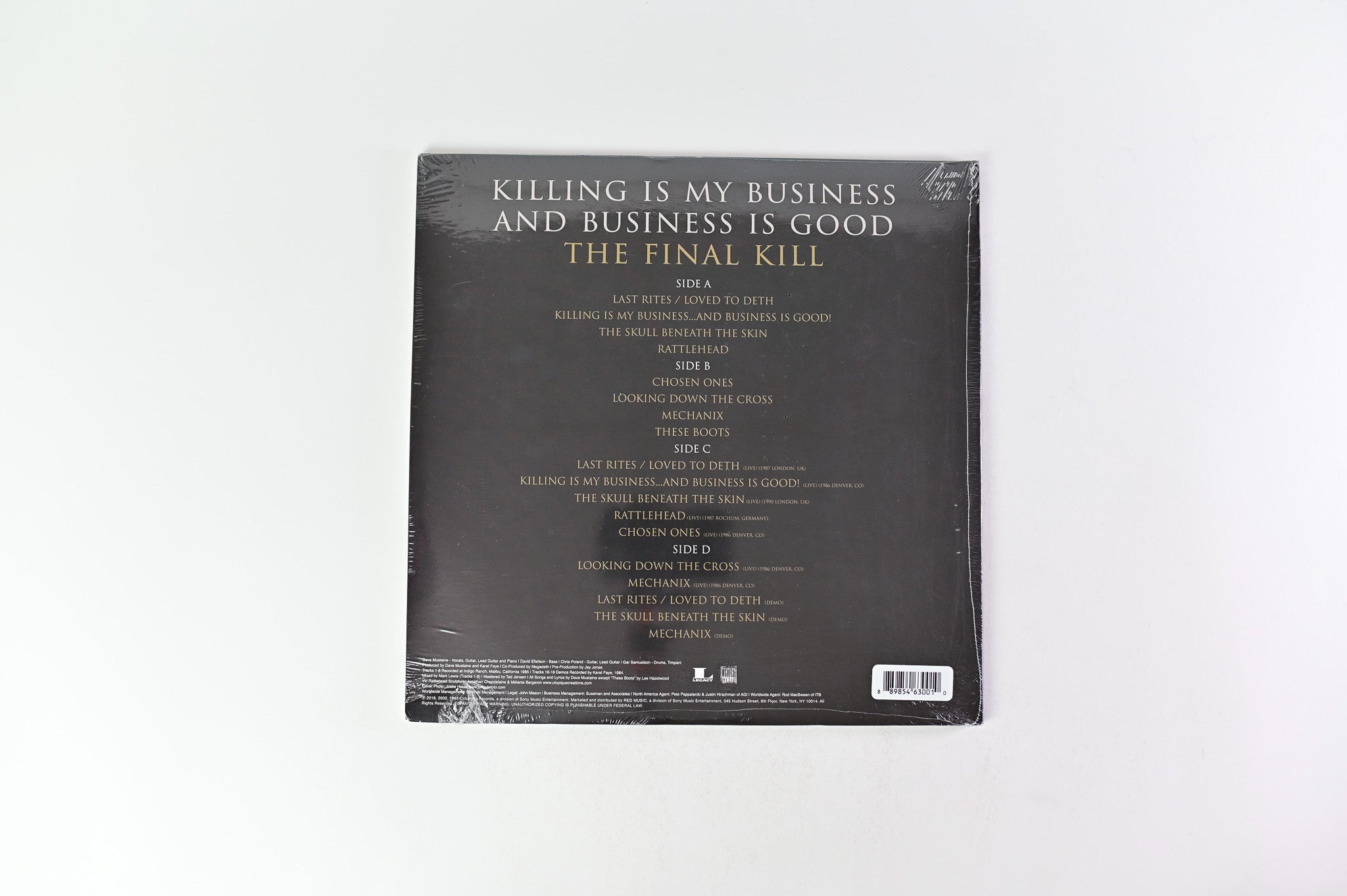 Megadeth - Killing Is My Business And Business Is Good (The Final Kill) on Legacy Ltd Reissue Sealed