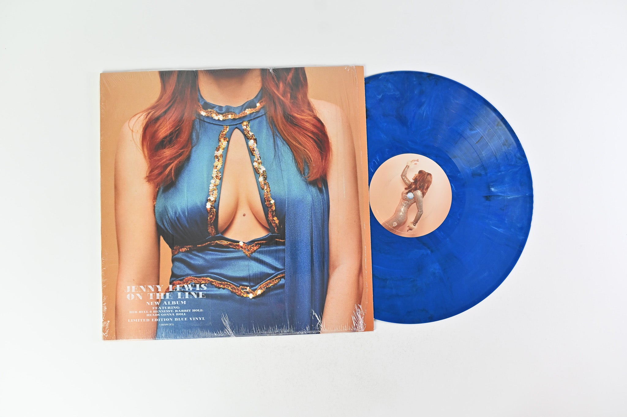 Jenny Lewis - On The Line on Warner Bros. Ltd Blue Vinyl