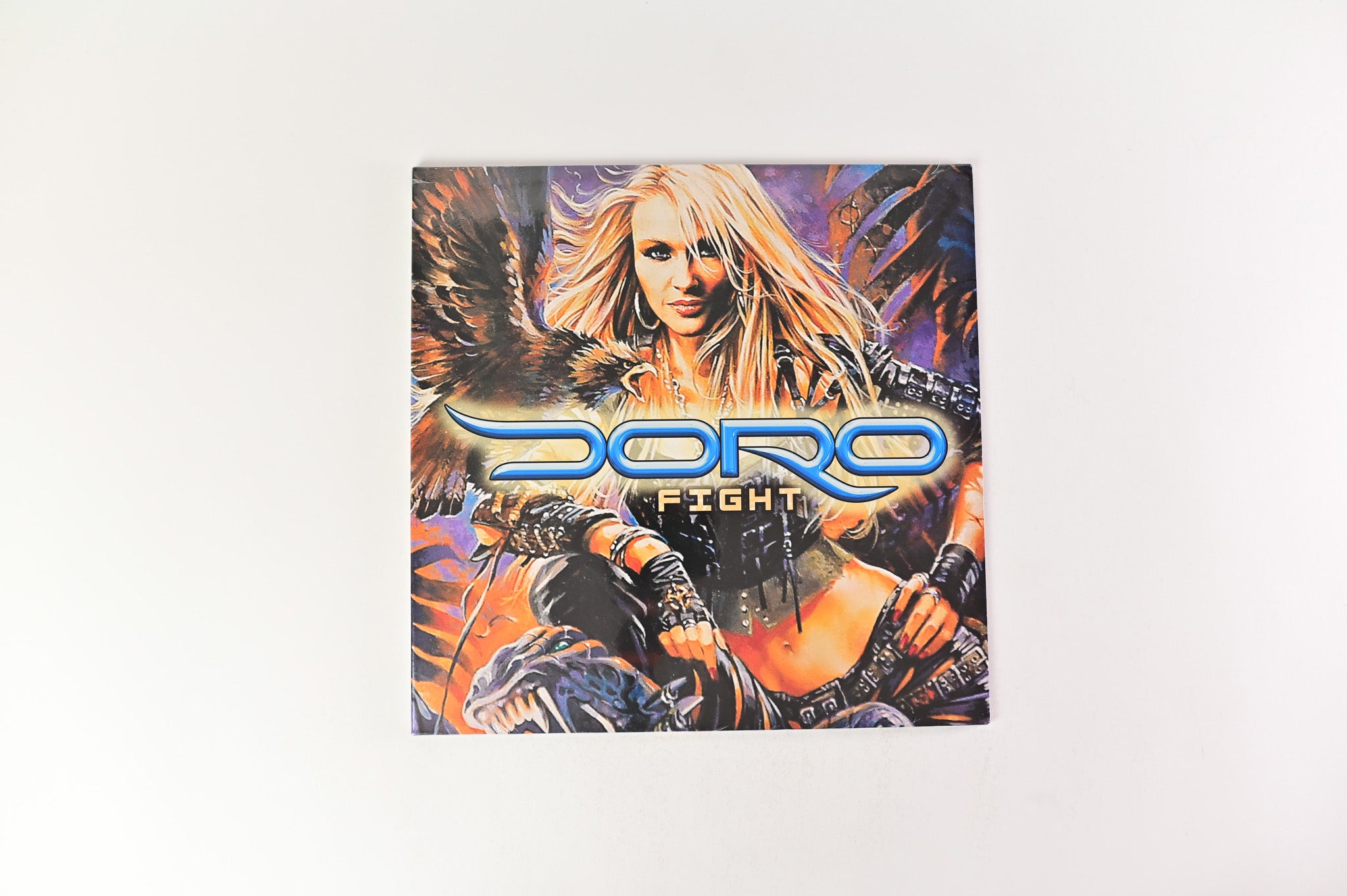 Doro - Fight on Rare Diamond Productions Ltd White/Black/Splatter Reissue Sealed