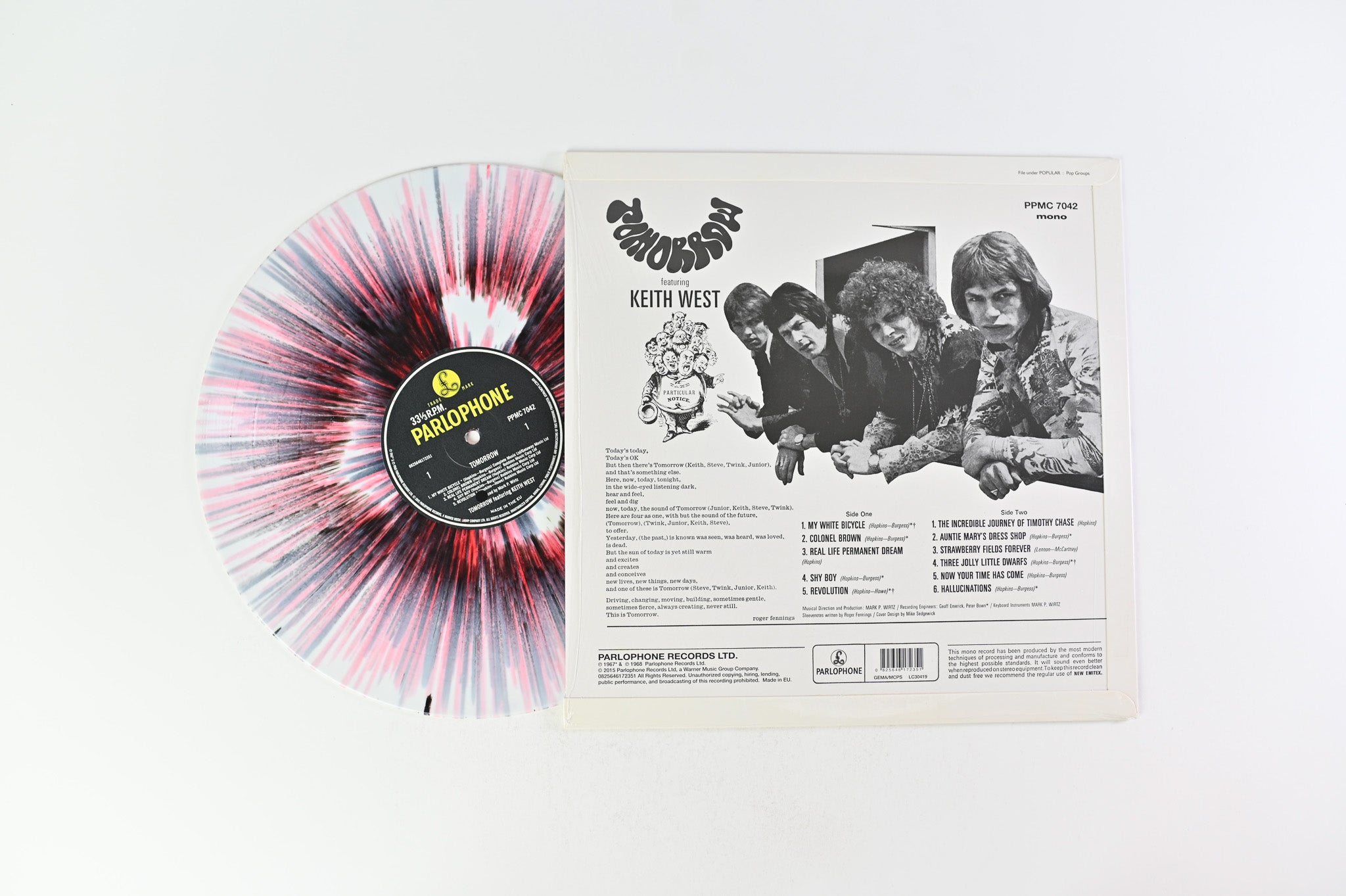 Tomorrow - Tomorrow on Parlophone RSD 2015 Ltd Multicolor Splash Reissue