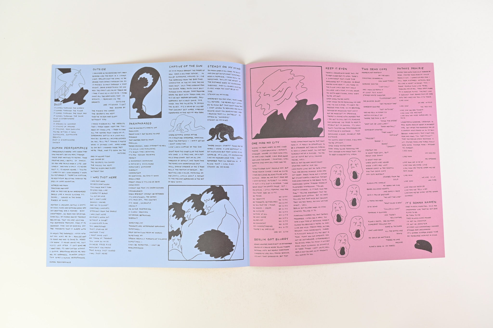 Parquet Courts - Human Performance on Rough Trade Ltd Blue Reissue