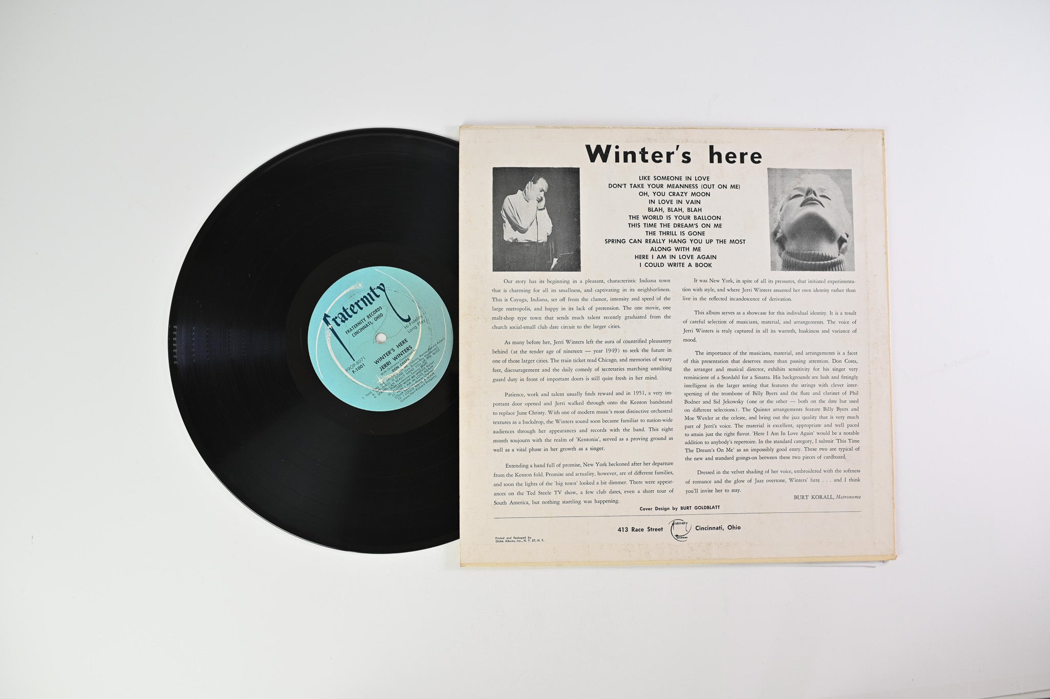 Jerri Winters - Winter's Here on Fraternity Records
